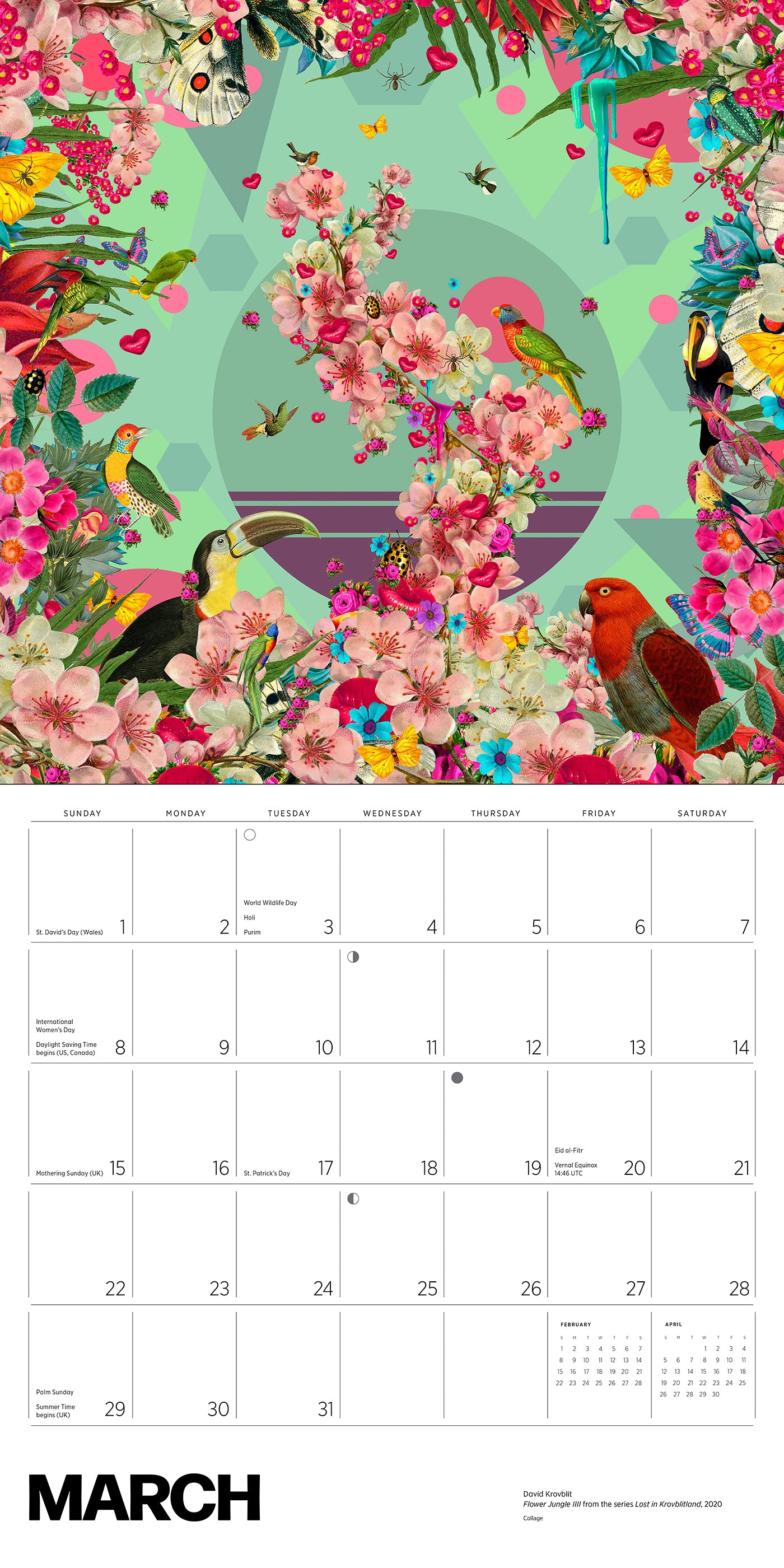 David Krovblit 2026 Wall Calendar_Interior_3