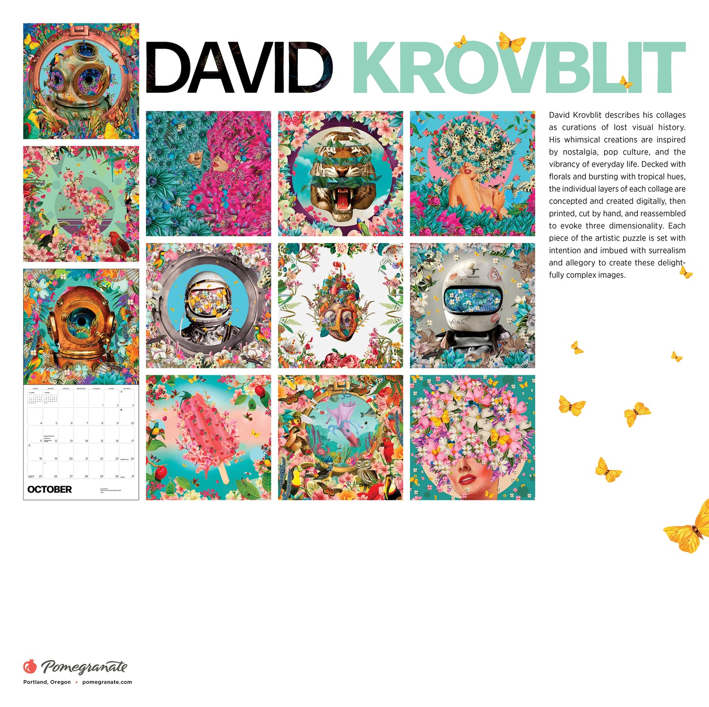David Krovblit 2026 Wall Calendar_Back_Multipiece