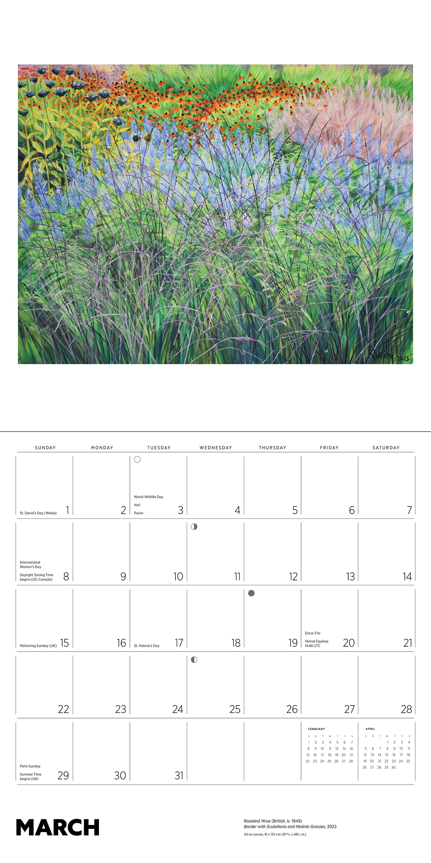 Rosalind Wise 2026 Wall Calendar_Interior_3