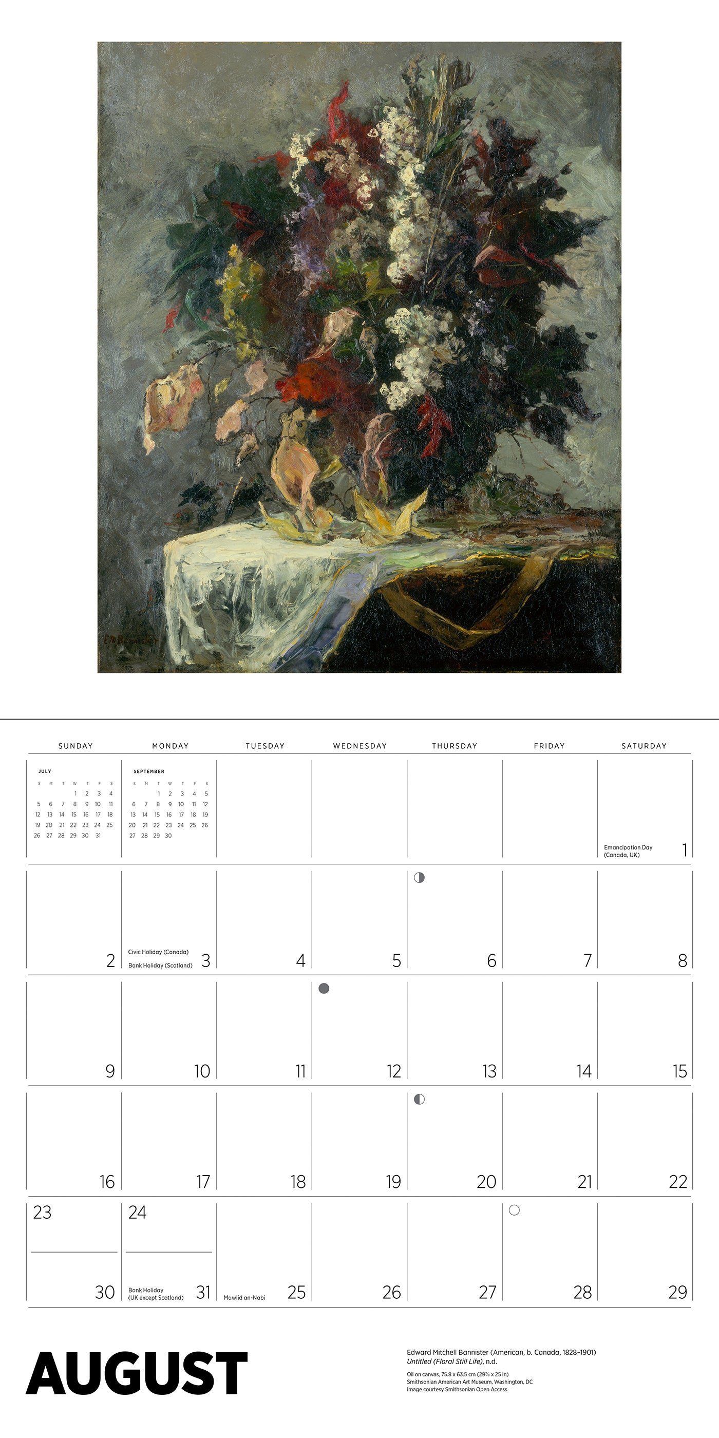 African American Art 2026 Wall Calendar_Interior_4