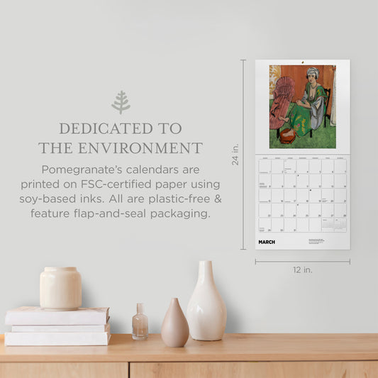 Henri Matisse 2026 Wall Calendar_Front_Flat