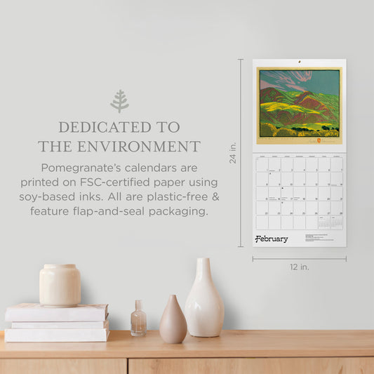 A Small, Untroubled World: The Art of Gustave Baumann 2026 Wall Calendar_Front_Flat