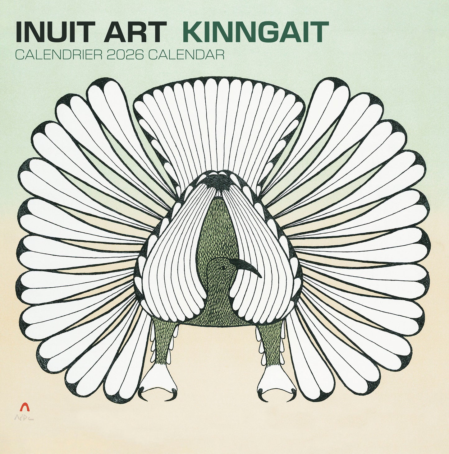 Inuit Art: Kinngait 2026 Wall Calendar_Front_Flat