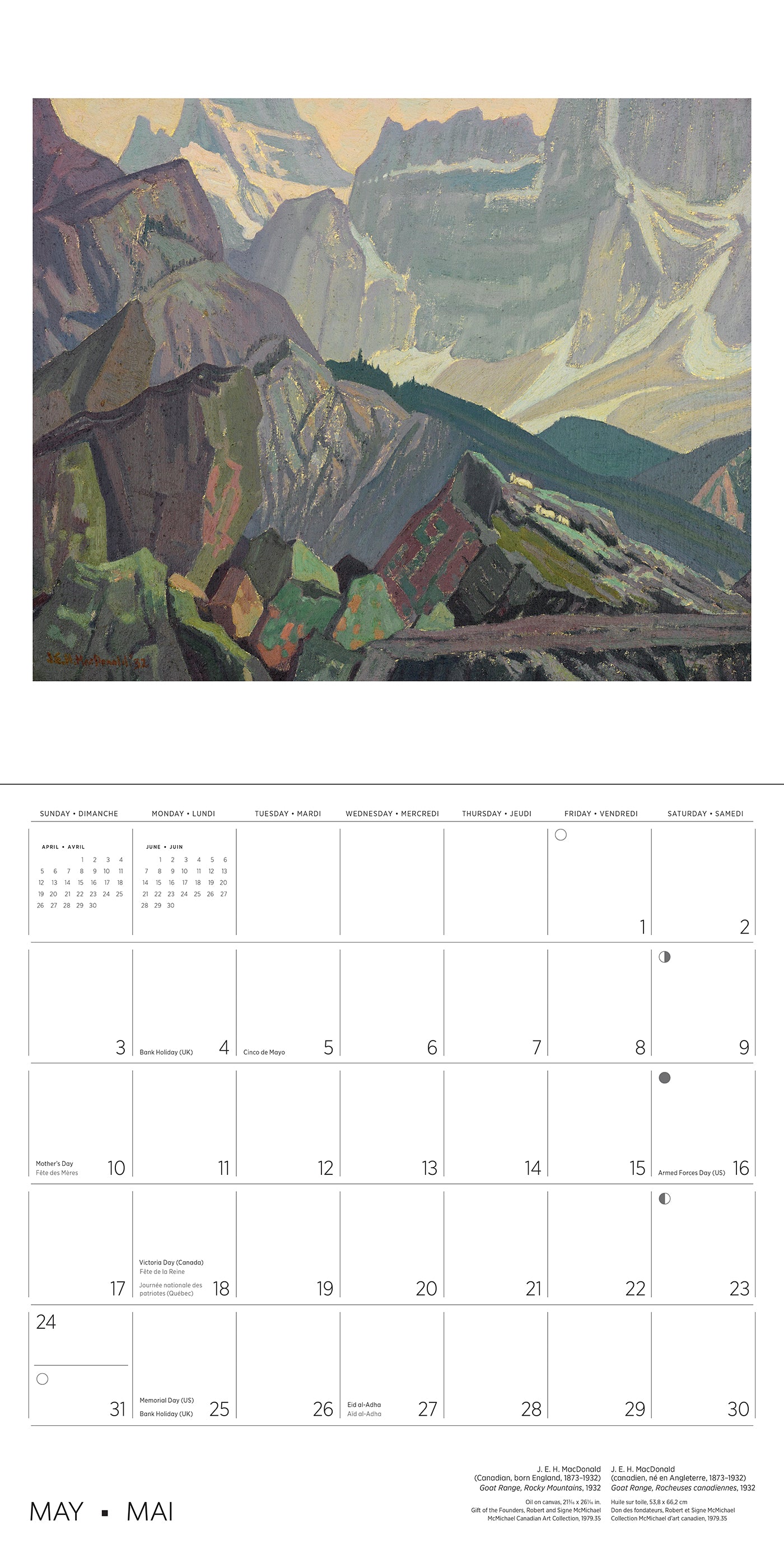 The Group of Seven 2026 Wall Calendar_Interior_4