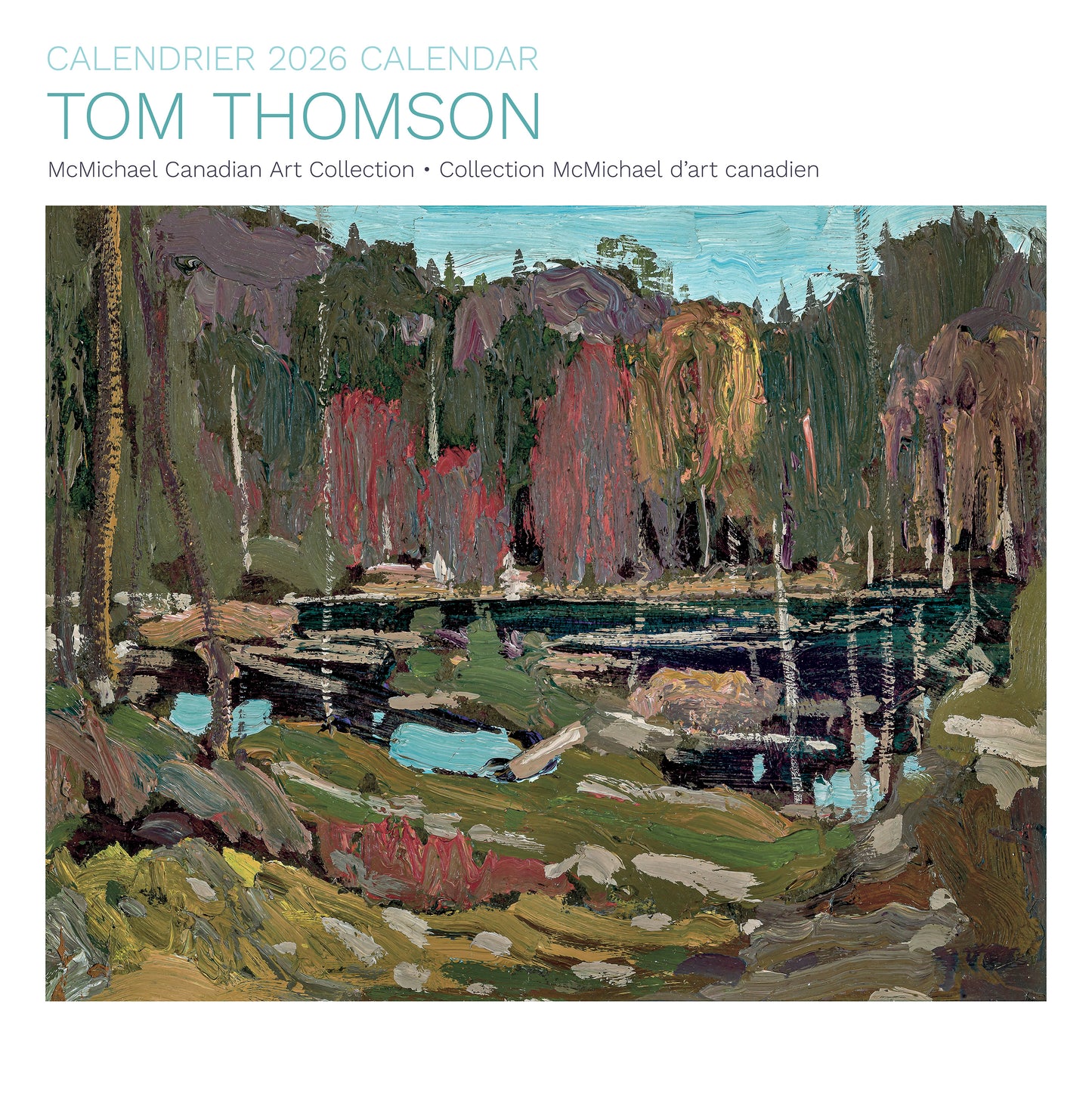 Tom Thomson 2026 Wall Calendar_Front_Flat