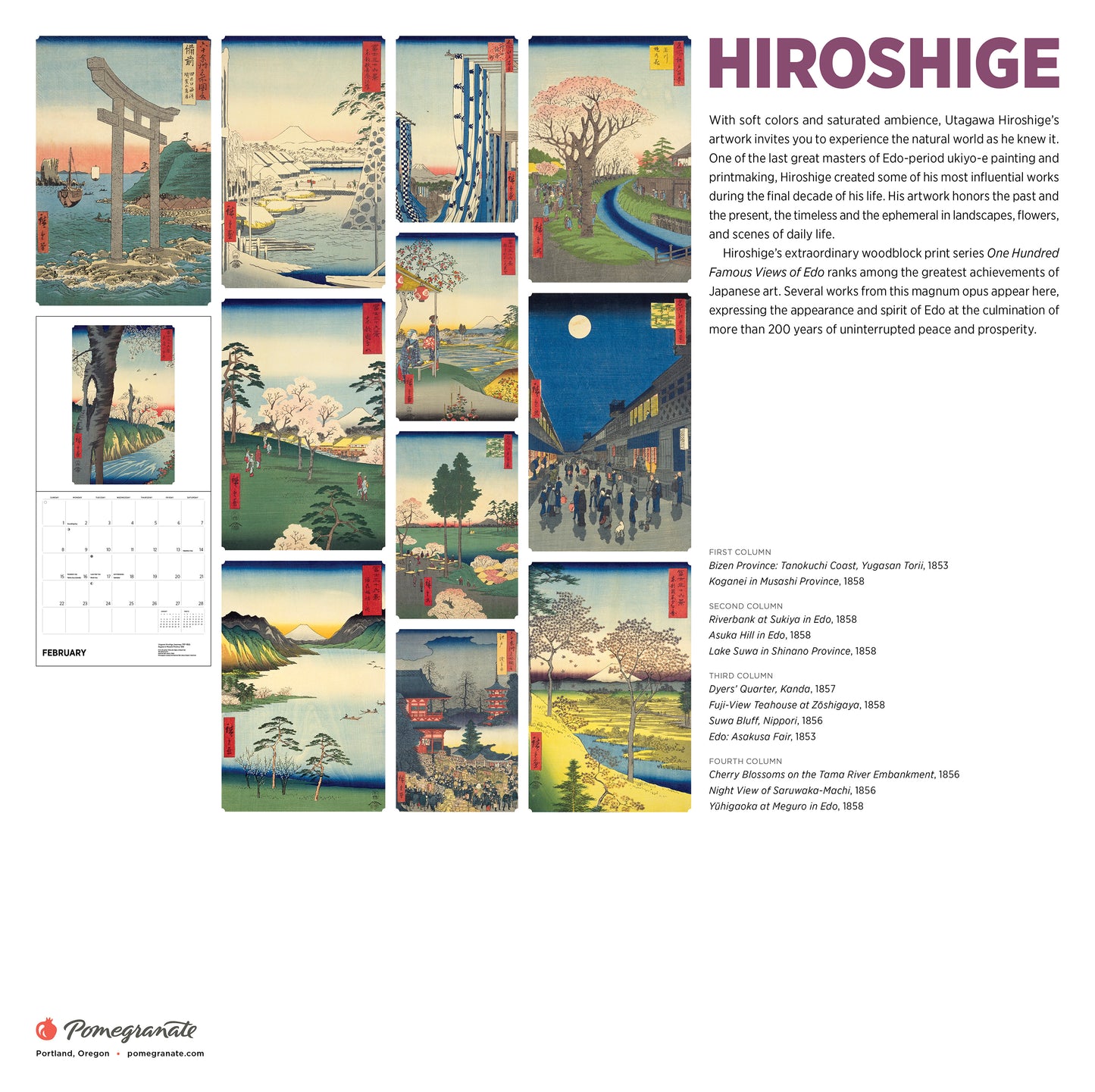 Hiroshige 2026 Wall Calendar_Back_Multipiece