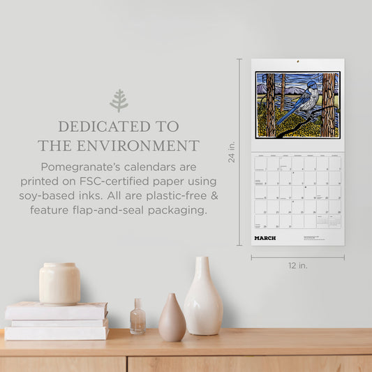 Molly Hashimoto: Birds 2026 Wall Calendar_Front_Flat