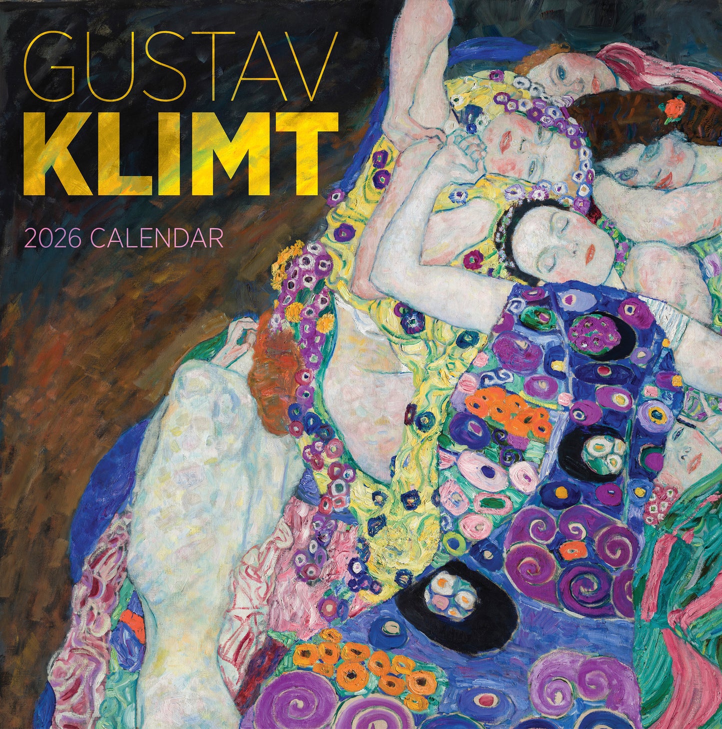 Gustav Klimt 2026 Wall Calendar_Front_Flat