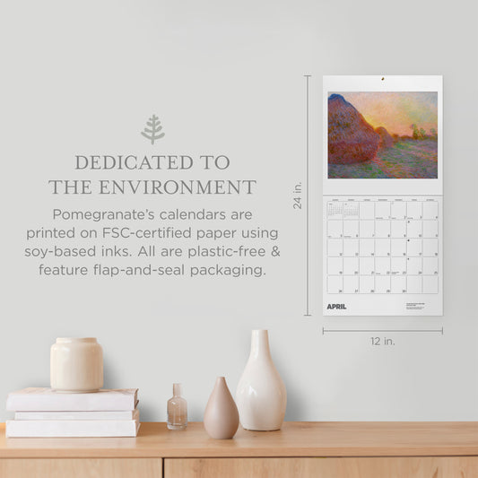 Claude Monet 2026 Wall Calendar_Front_Flat