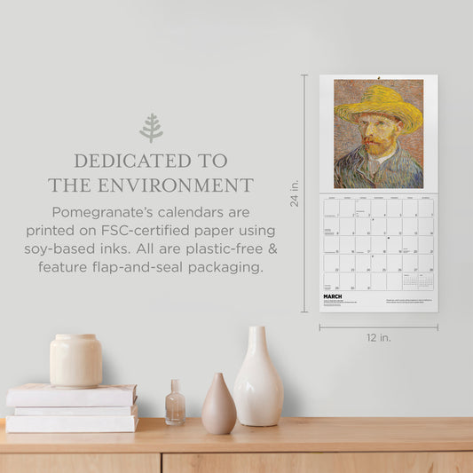 Vincent van Gogh 2026 Wall Calendar_Front_Flat
