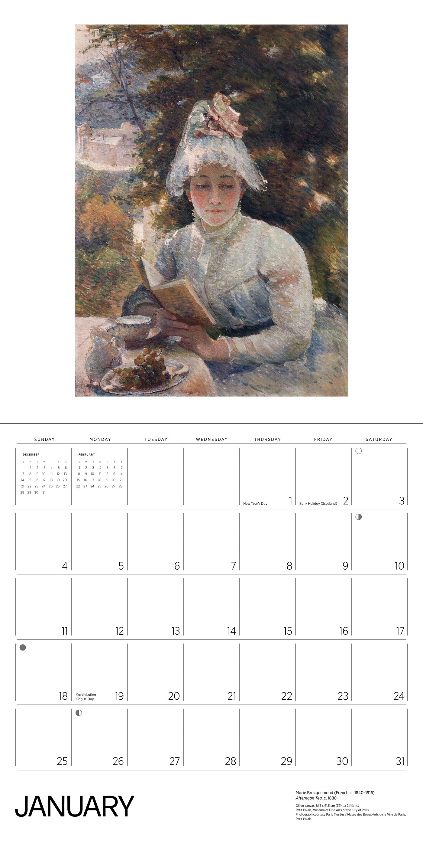 Gardens of the Impressionists 2026 Wall Calendar_Interior_1