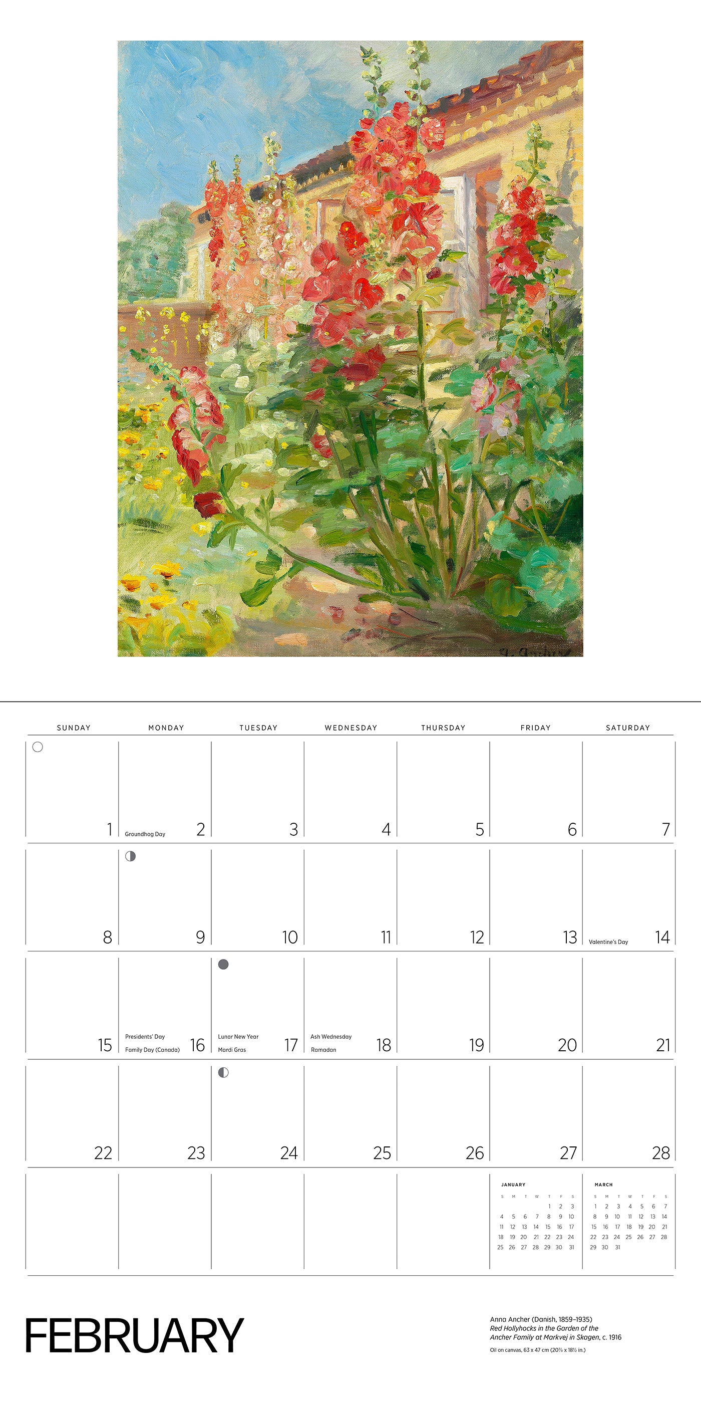 Gardens of the Impressionists 2026 Wall Calendar_Interior_2