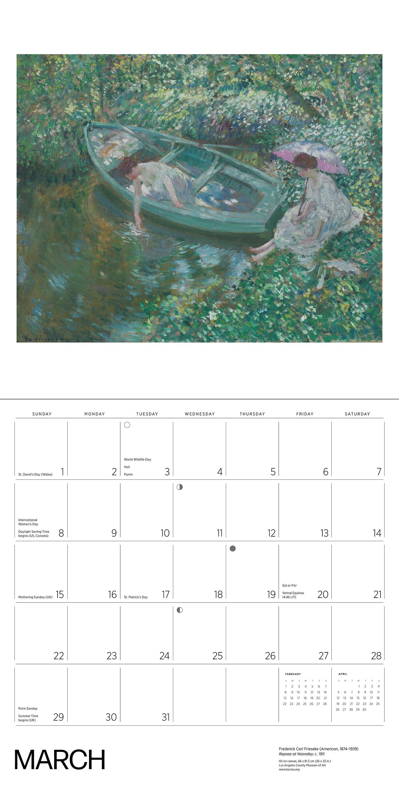 Gardens of the Impressionists 2026 Wall Calendar_Interior_3