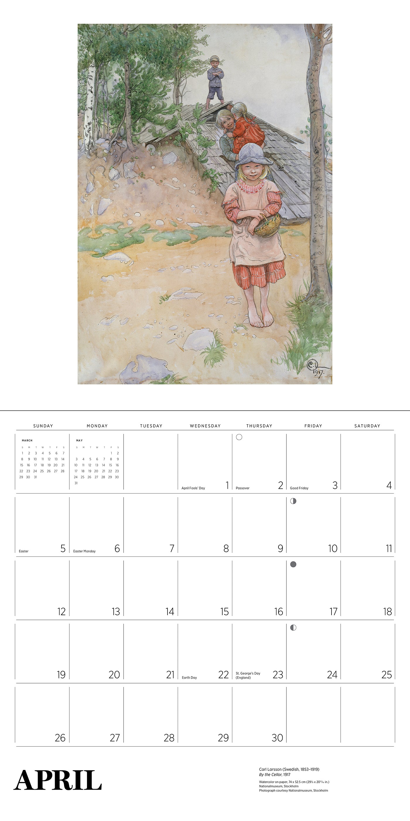 Carl Larsson 2026 Wall Calendar_Interior_4