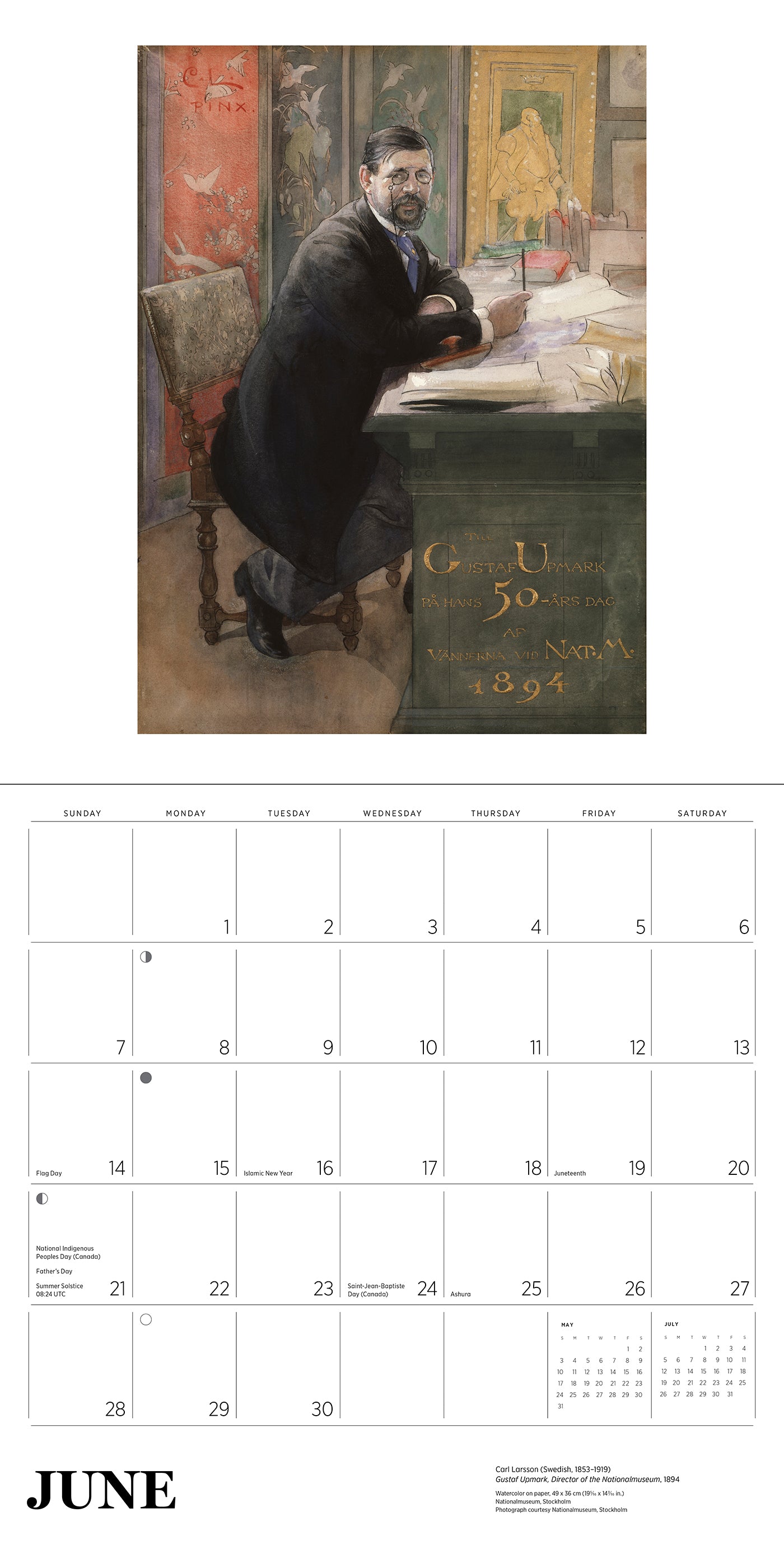 Carl Larsson 2026 Wall Calendar_Interior_5