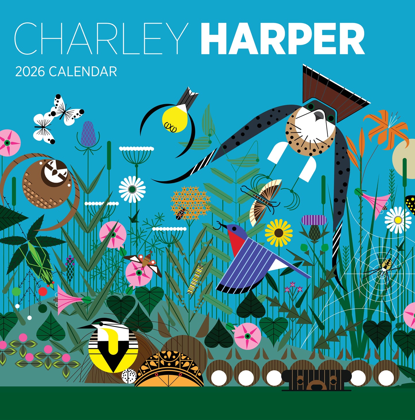 Charley Harper 2026 Wall Calendar_Front_Flat