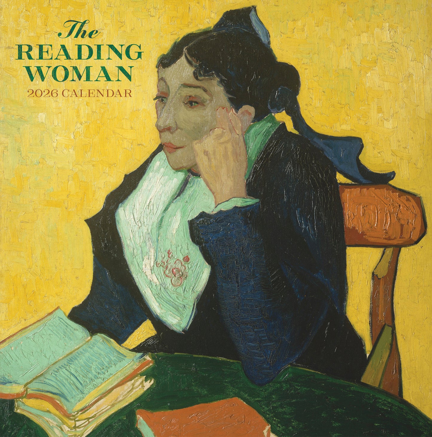 The Reading Woman 2026 Wall Calendar_Front_Flat