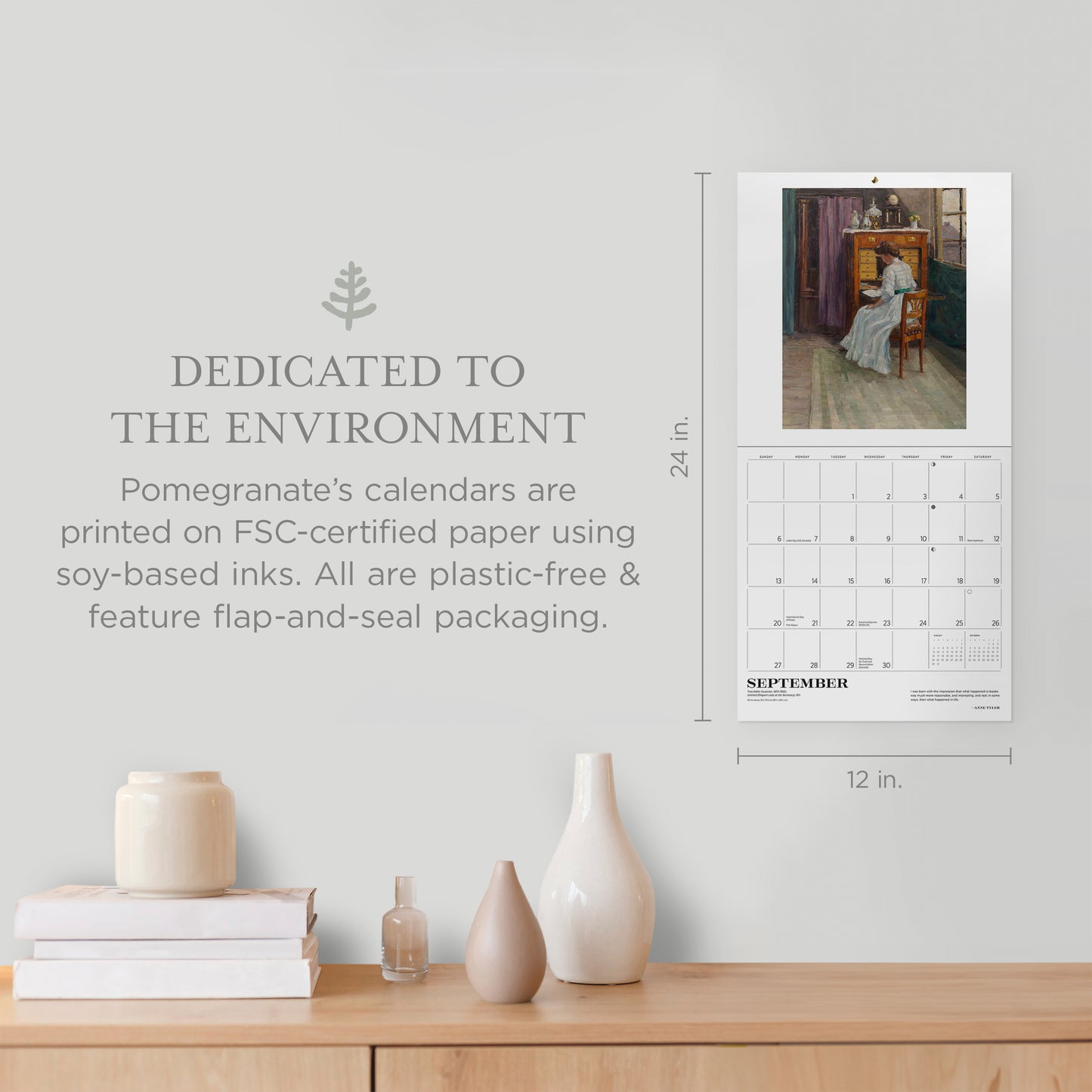 The Reading Woman 2026 Wall Calendar_Zoom