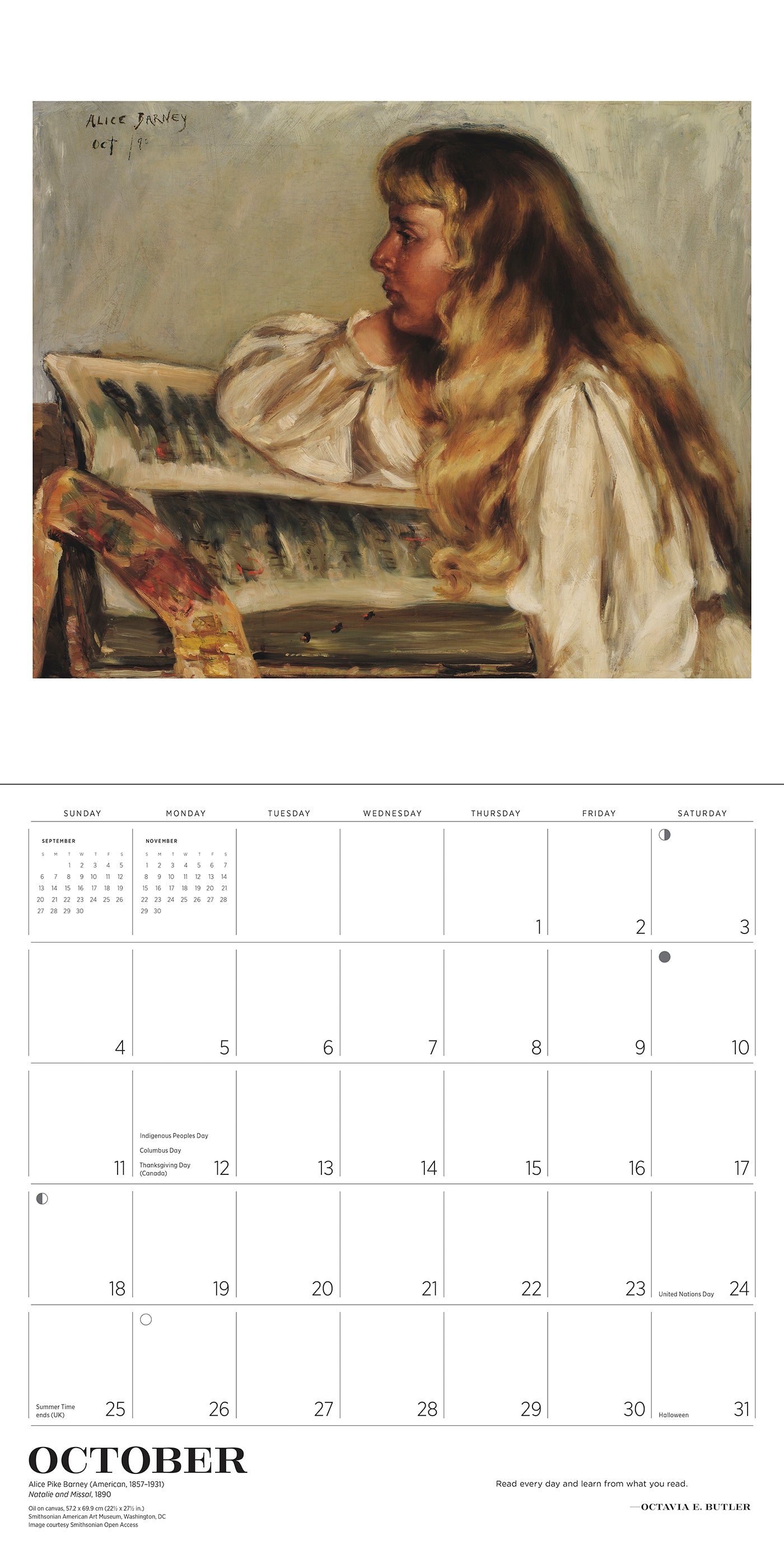 The Reading Woman 2026 Wall Calendar_Interior_3