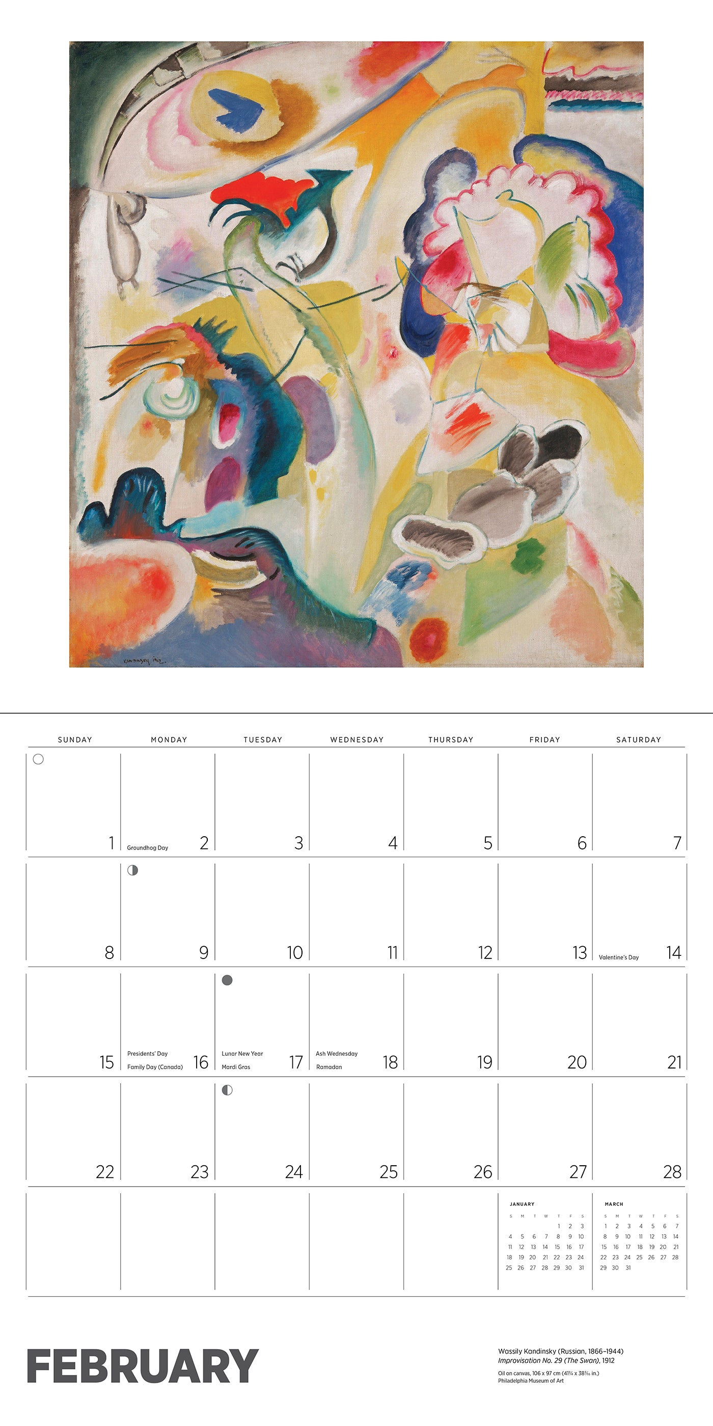 Kandinsky 2026 Wall Calendar_Interior_2