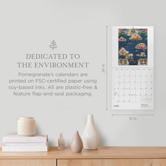 Enlightenment: Buddhist Paintings 2026 Wall Calendar_Front_Flat