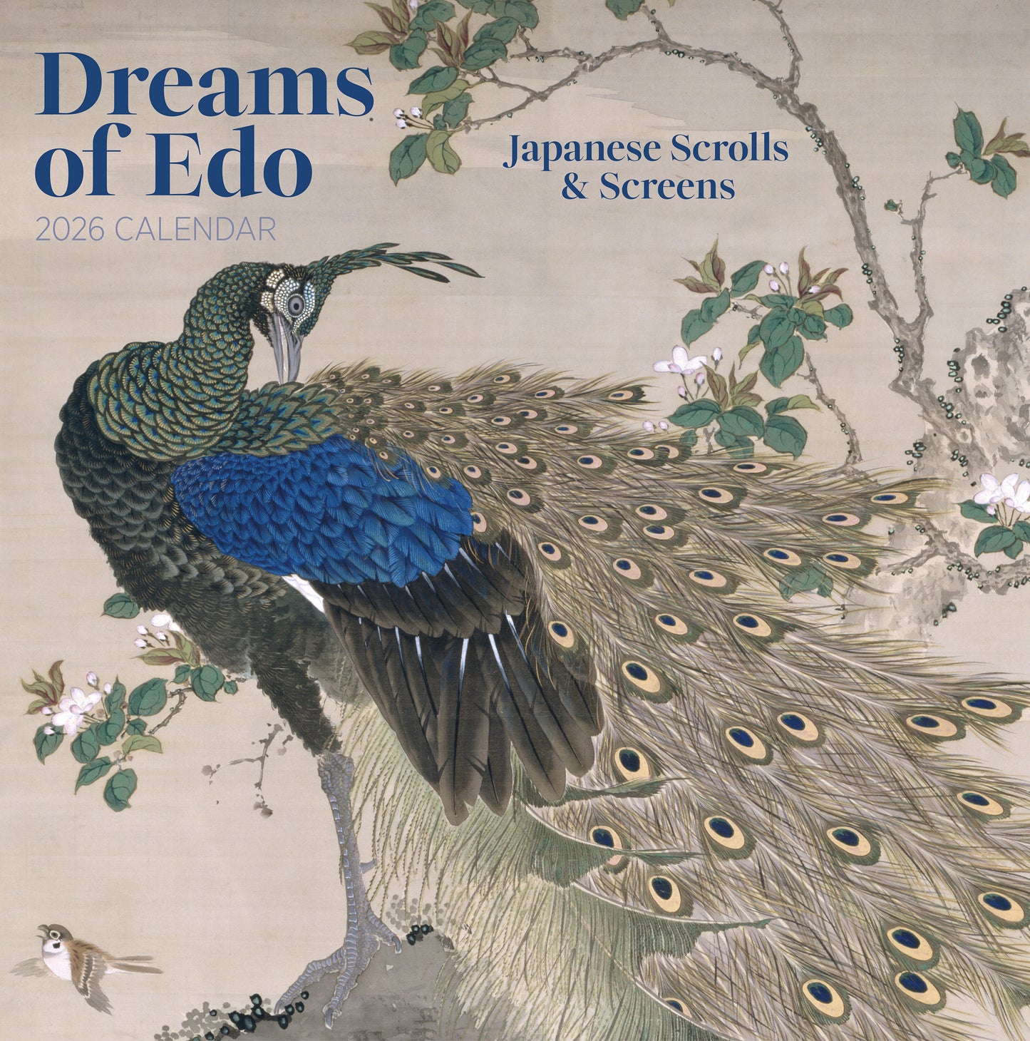 Dreams of Edo: Japanese Scrolls & Screens 2026 Wall Calendar_Front_Flat