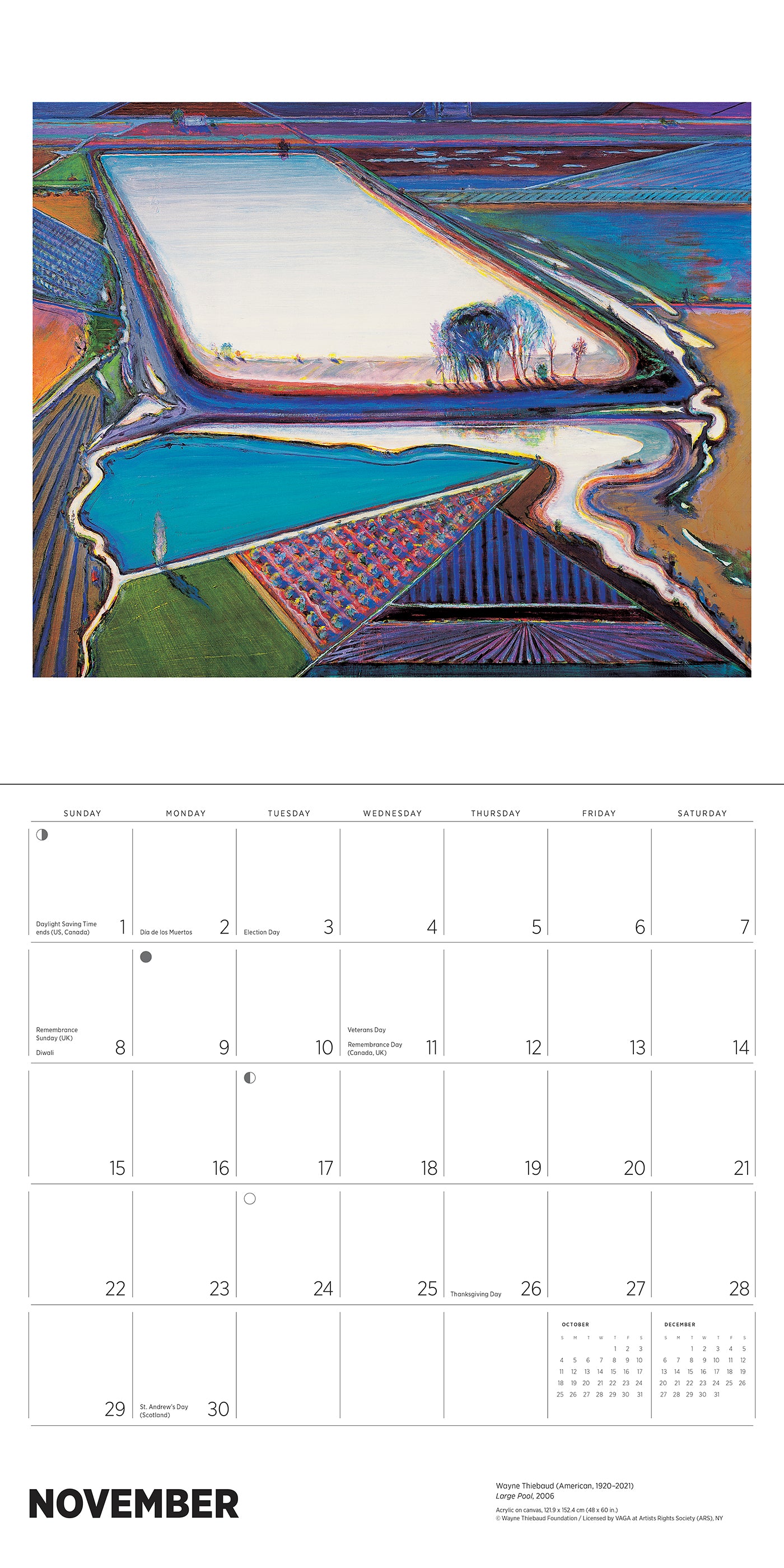 Wayne Thiebaud 2026 Wall Calendar_Interior_5