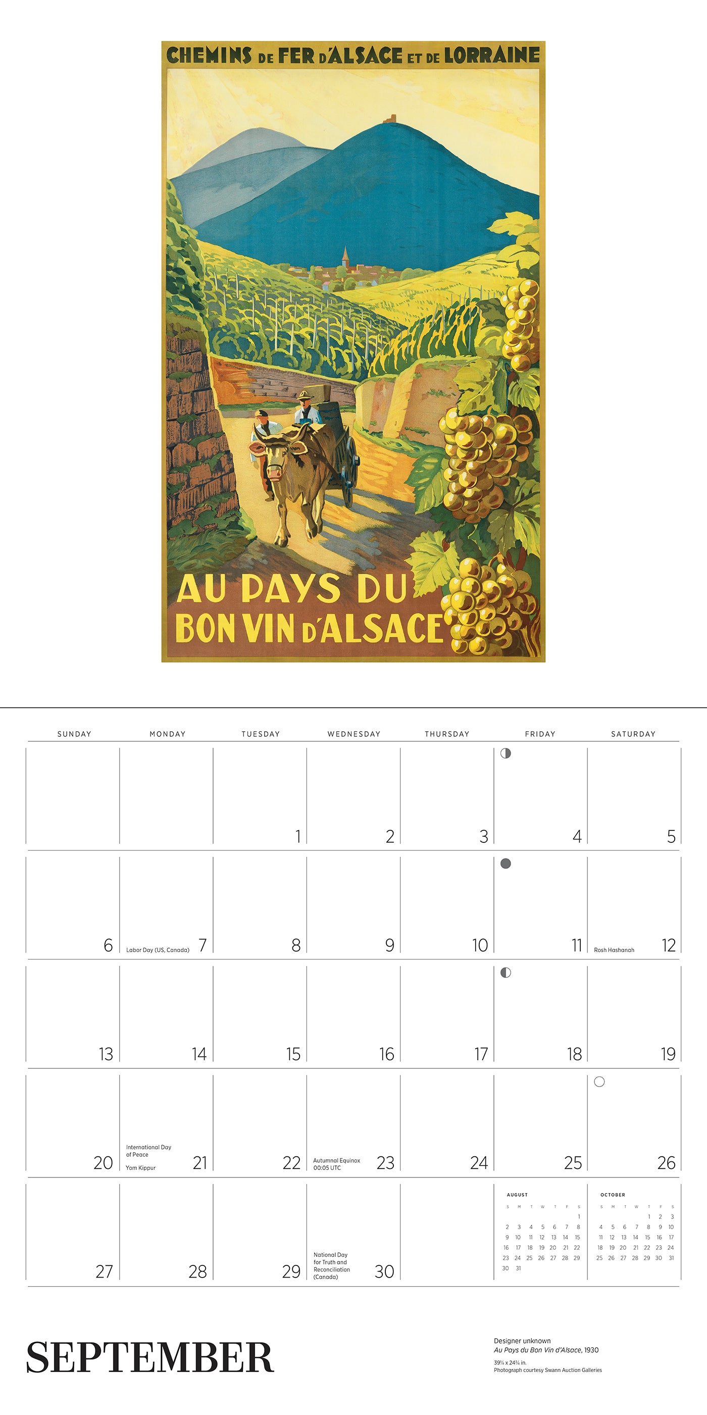 France: Vintage Travel Posters 2026 Wall Calendar_Interior_5