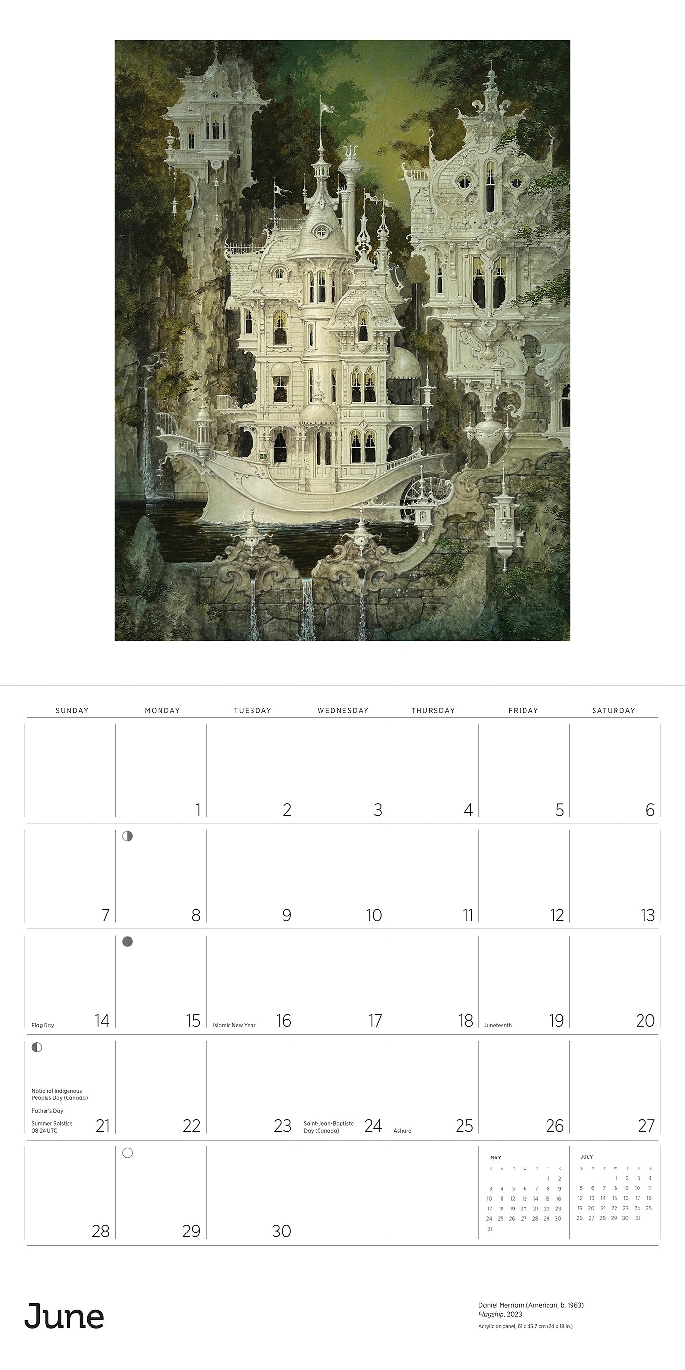 The Art of Daniel Merriam 2026 Wall Calendar_Interior_4