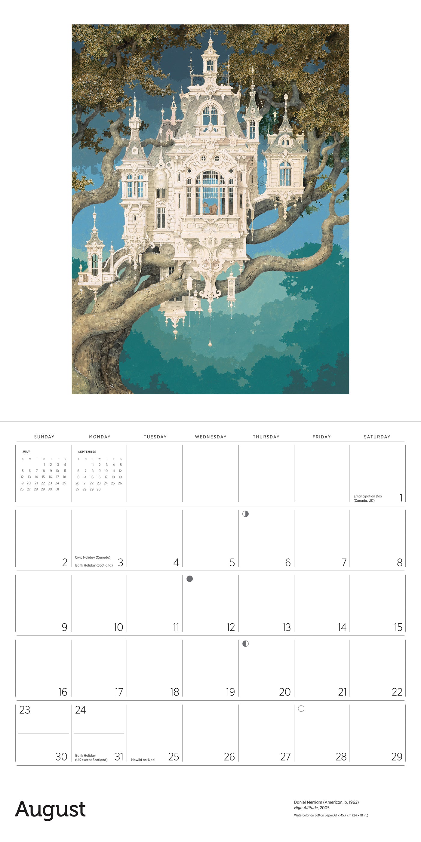 The Art of Daniel Merriam 2026 Wall Calendar_Interior_5