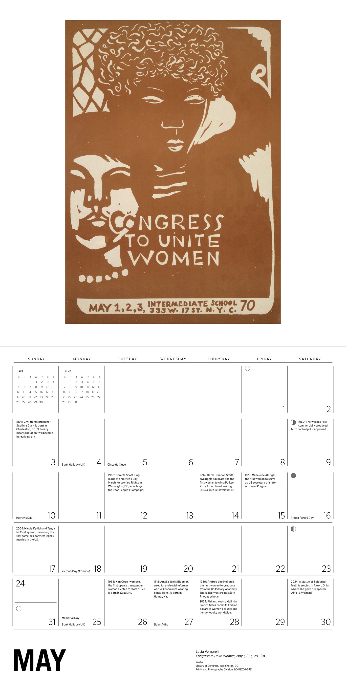 The Fight for Women’s Rights 2026 Wall Calendar_Interior_5