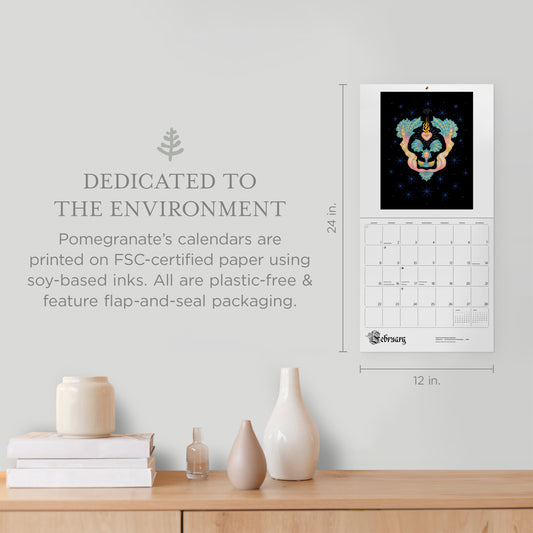 Day of the Dead: The Skull Paintings of Tino Rodriguez and Virgo Paraiso 2026 Wall Calendar_Front_Flat