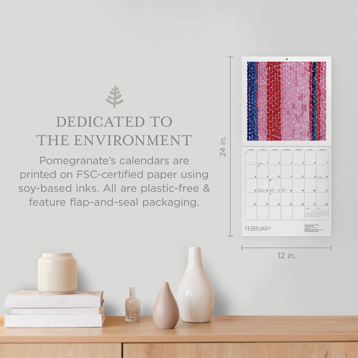 Alma Thomas 2026 Wall Calendar_Zoom