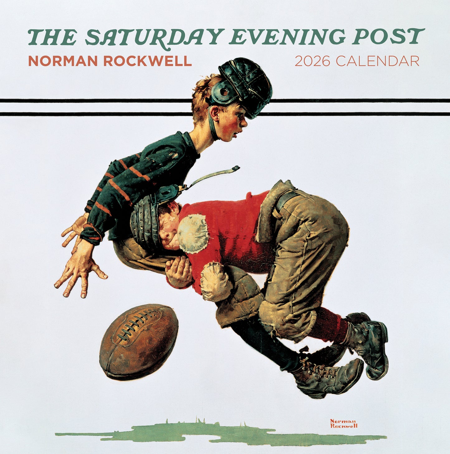Norman Rockwell: The Saturday Evening Post 2026 Wall Calendar_Front_Flat