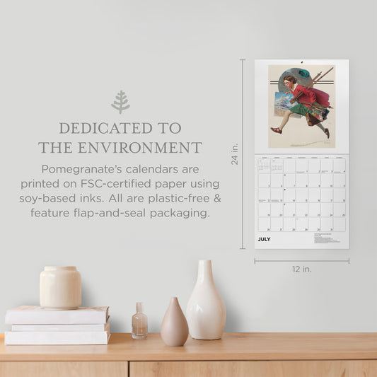 Norman Rockwell: The Saturday Evening Post 2026 Wall Calendar_Front_Flat
