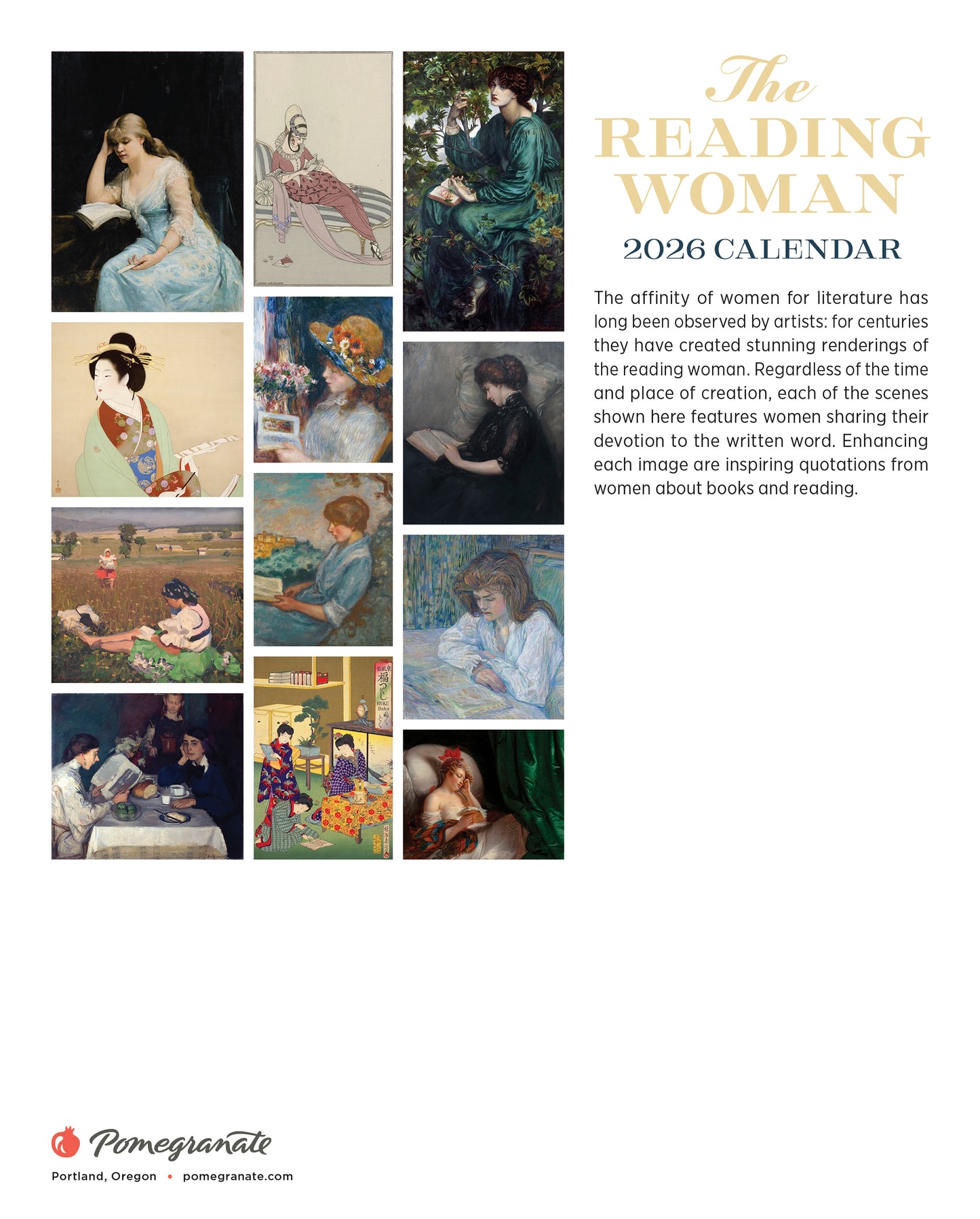 The Reading Woman 2026 Mini Wall Calendar_Back_Multipiece