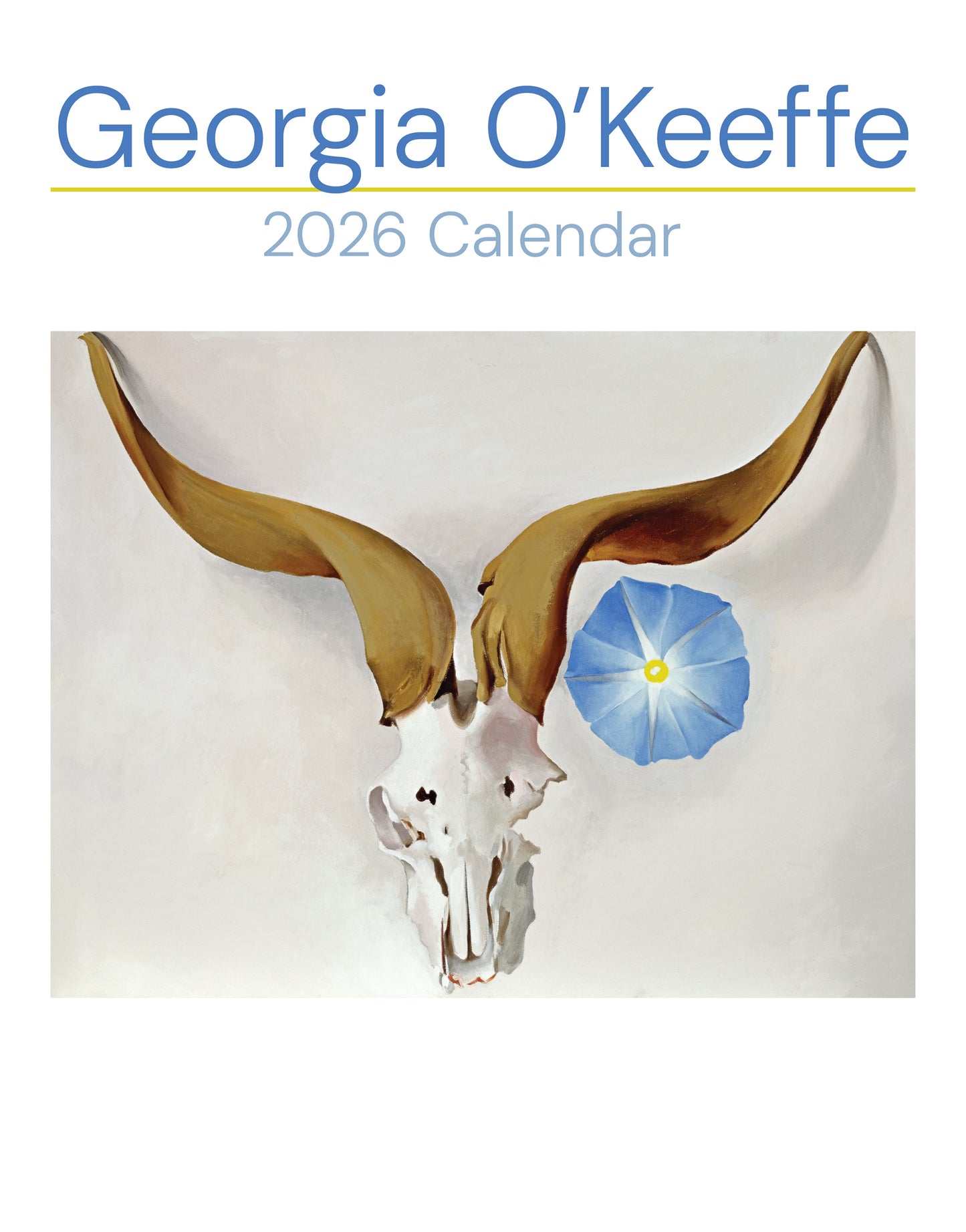 Georgia O'Keeffe 2026 Mini Wall Calendar_Front_Flat