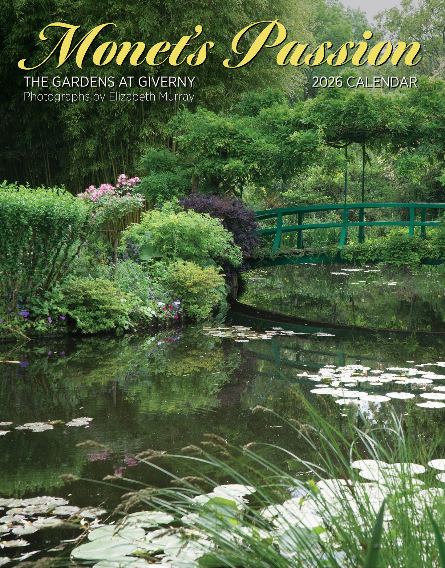 Monet’s Passion: The Gardens at Giverny 2026 Mini Wall Calendar_Front_Flat