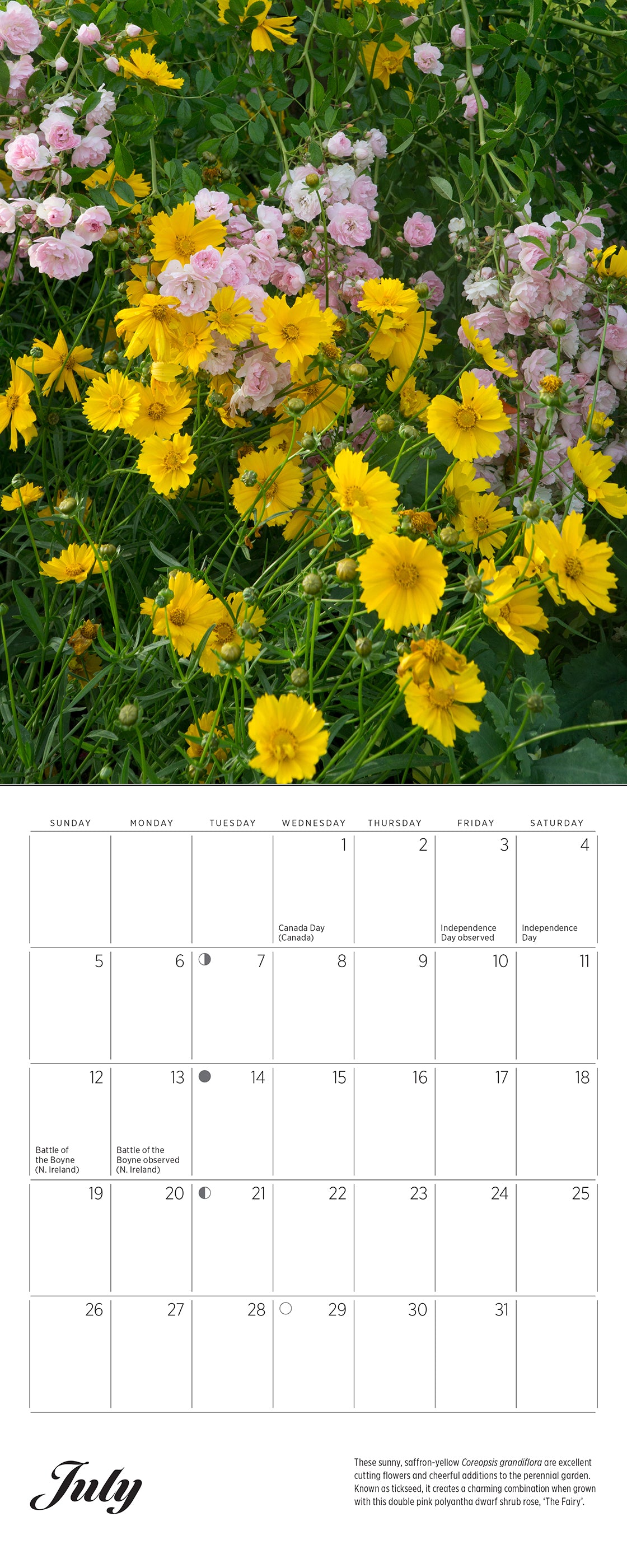 Monet’s Passion: The Gardens at Giverny 2026 Mini Wall Calendar_Interior_1