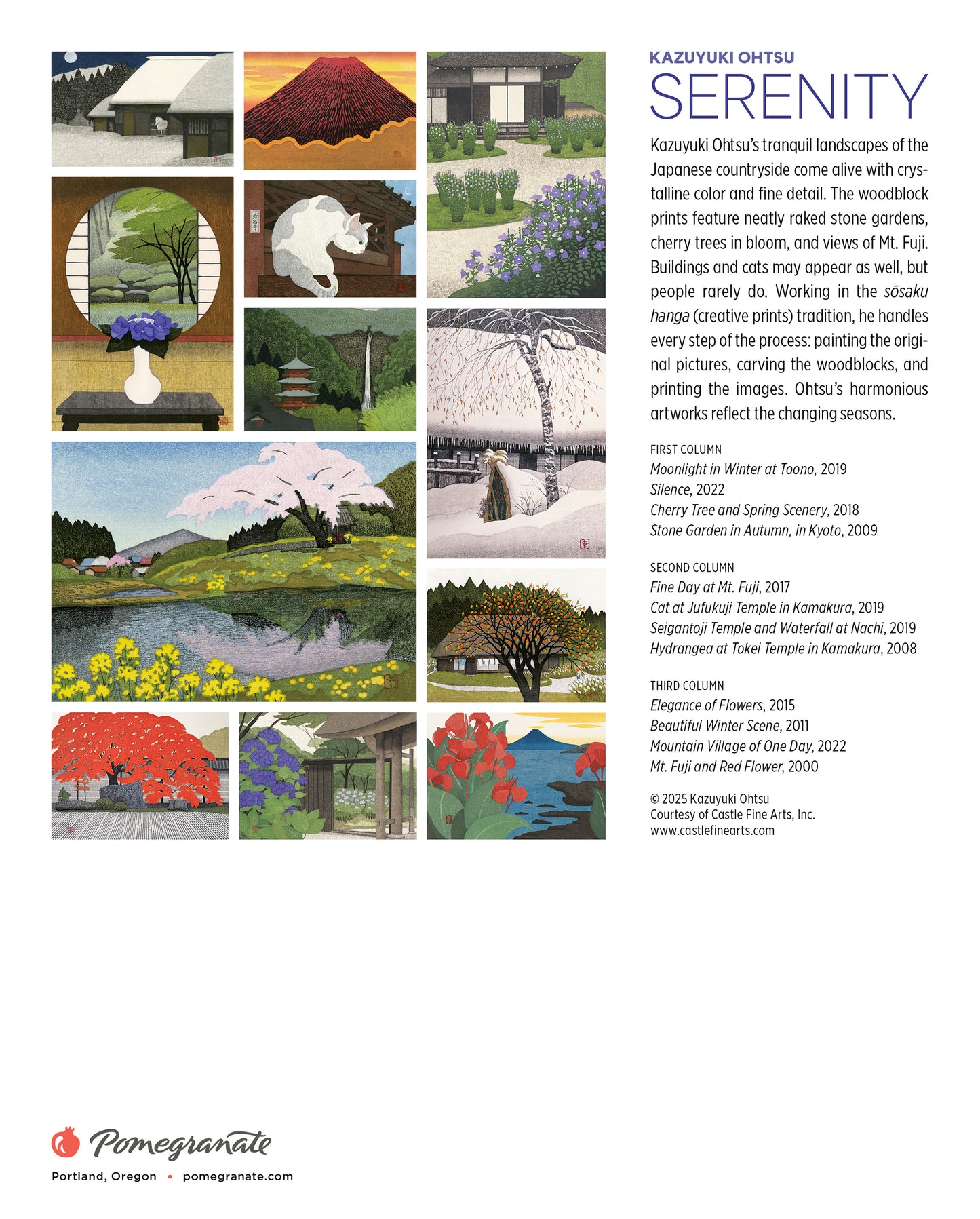 Serenity: Kazuyuki Ohtsu 2026 Mini Wall Calendar_Back_Multipiece