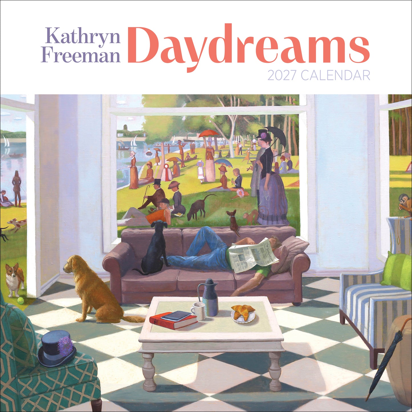 Kathryn Freeman: Daydreams 2027 Wall Calendar_Front_Flat