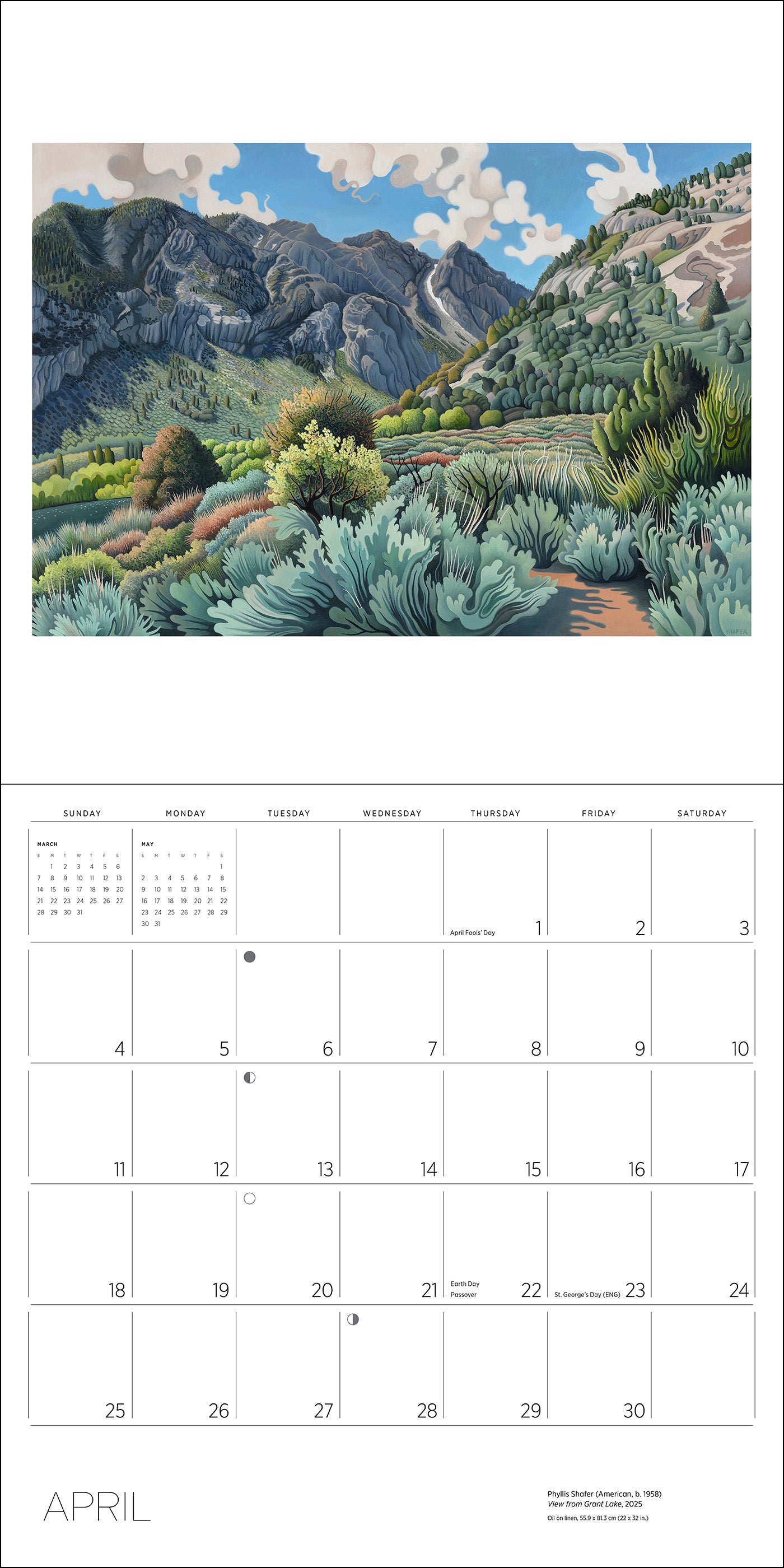 Phyllis Shafer: Nature Divine 2027 Wall Calendar_Interior_3