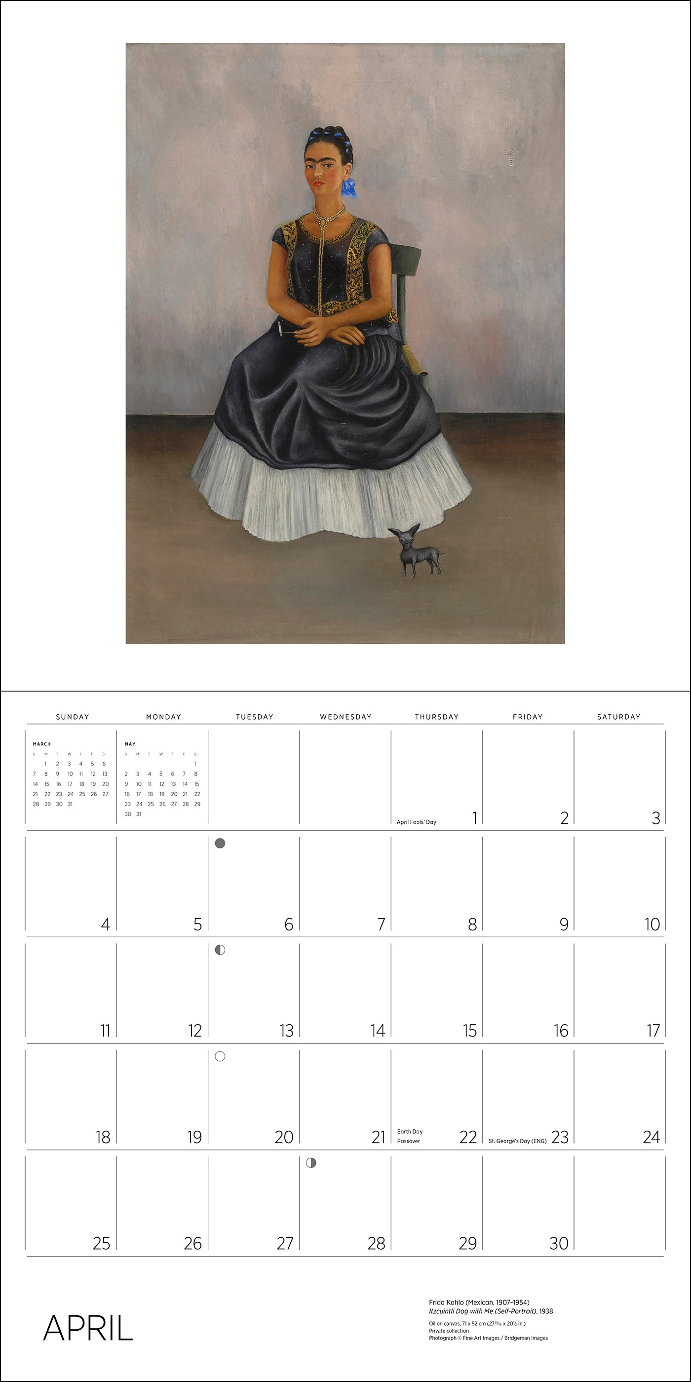 Frida Kahlo 2027 Wall Calendar_Interior_3