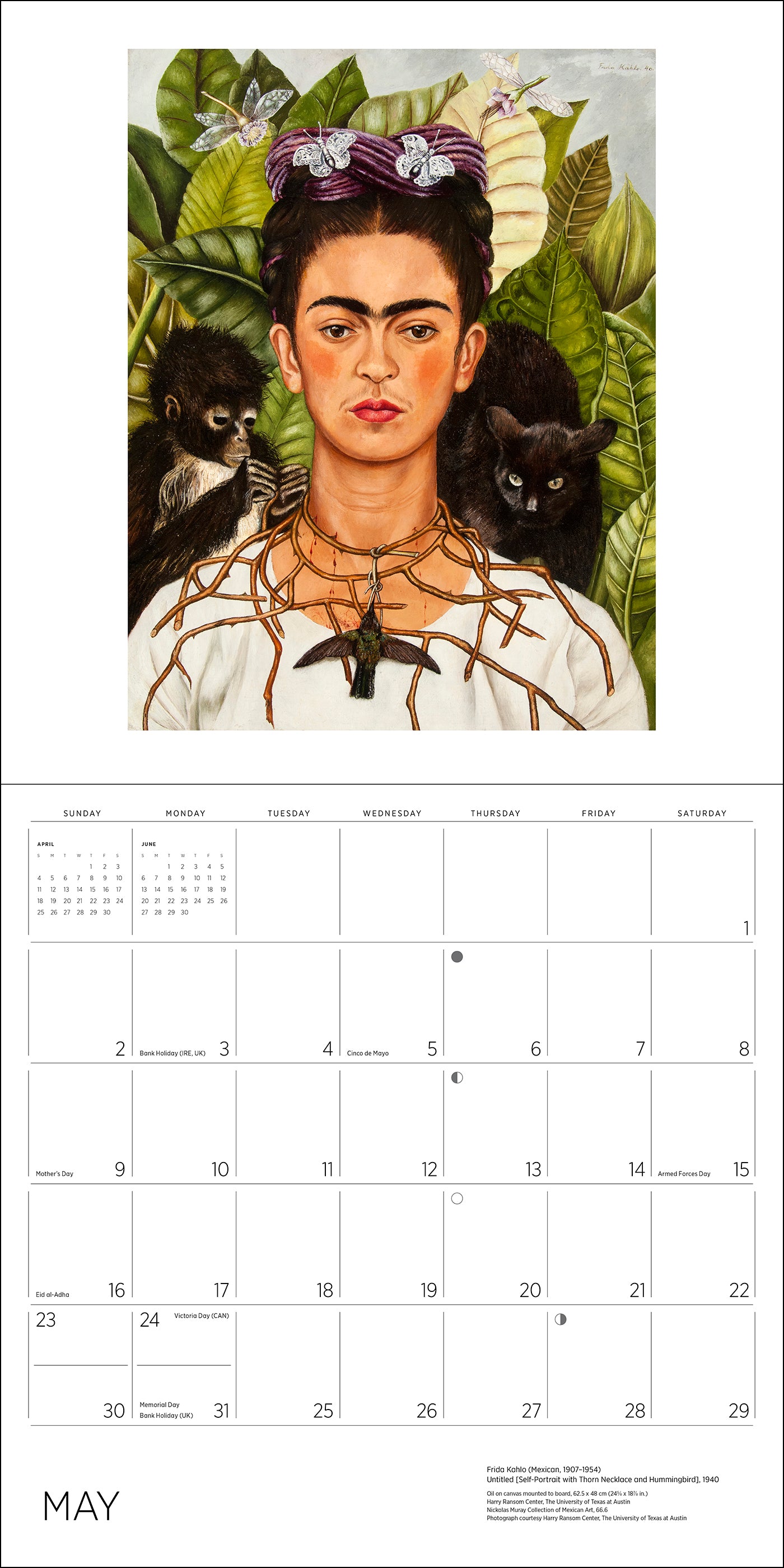 Frida Kahlo 2027 Wall Calendar_Interior_4