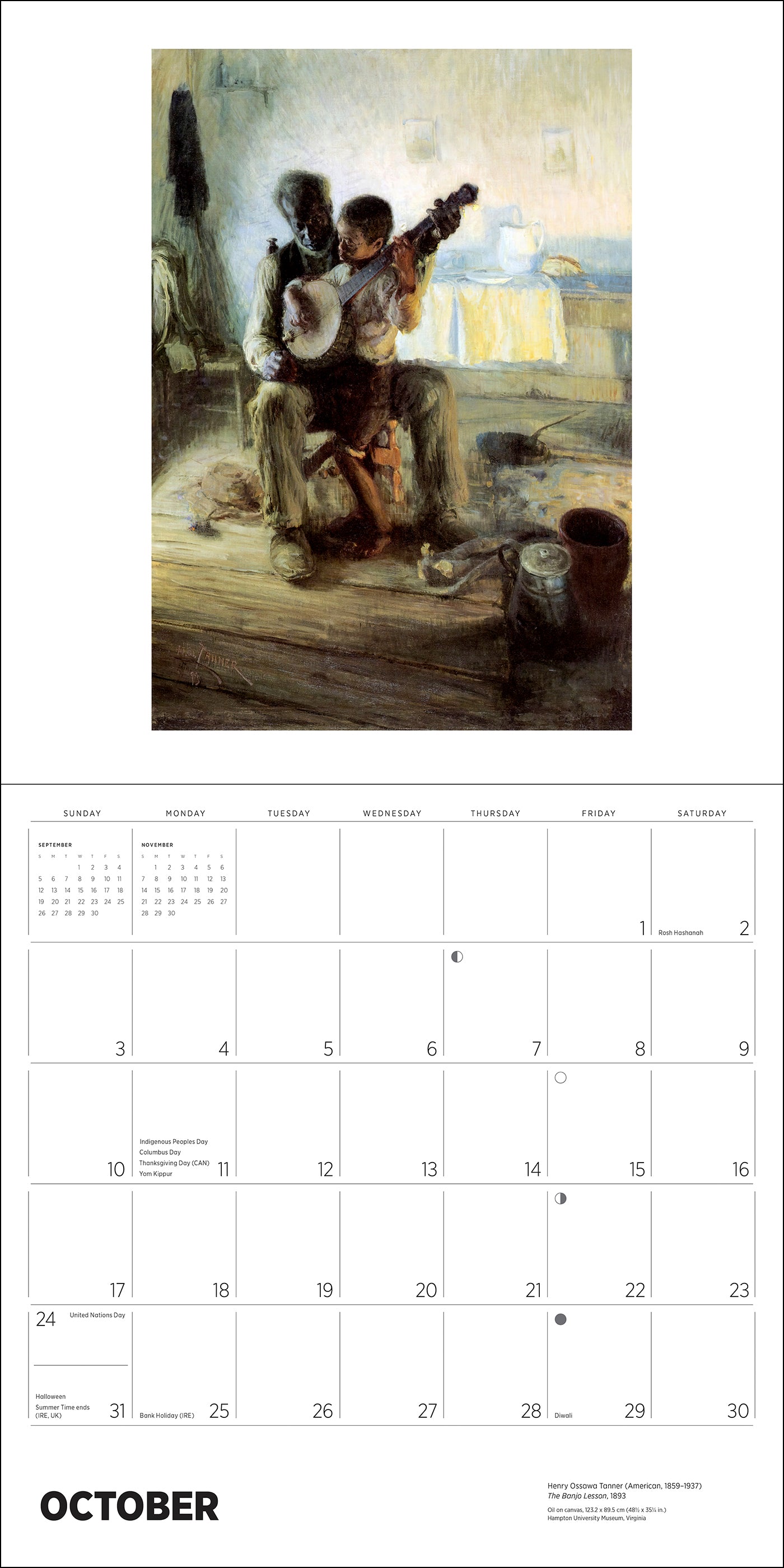 African American Art 2027 Wall Calendar_Interior_3