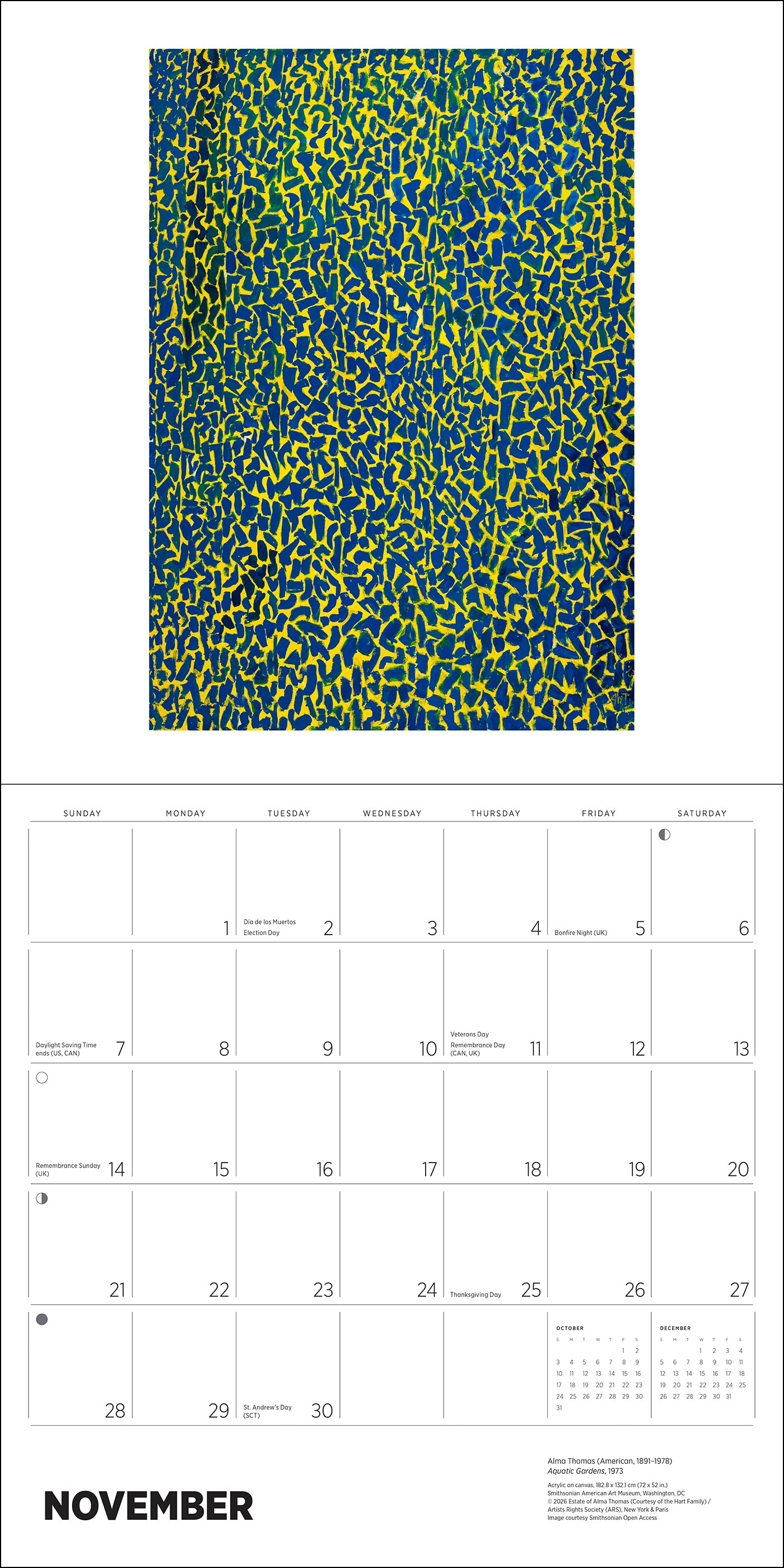 African American Art 2027 Wall Calendar_Interior_4