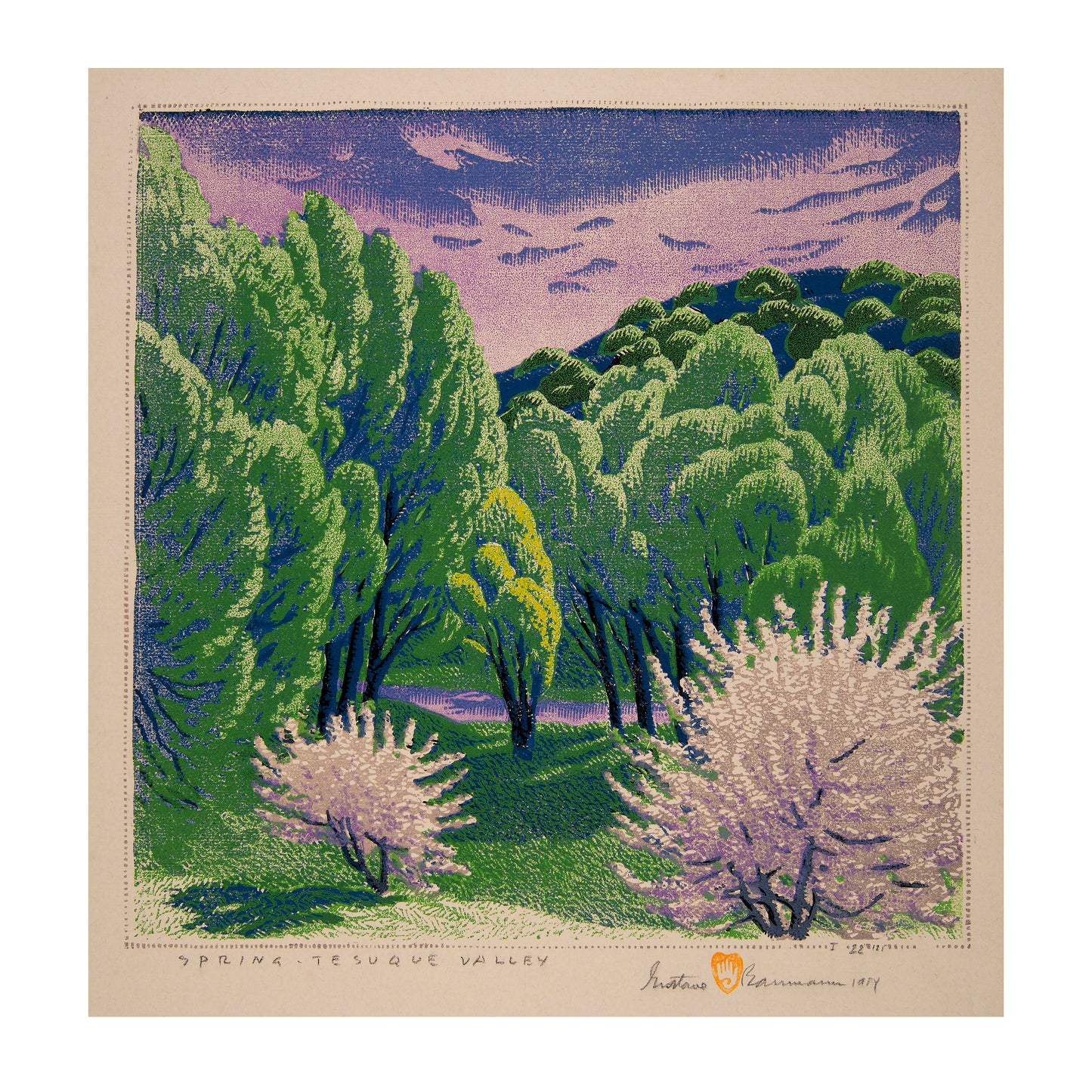 A Small, Untroubled World: The Art of Gustave Baumann 2027 Wall Calendar_Zoom
