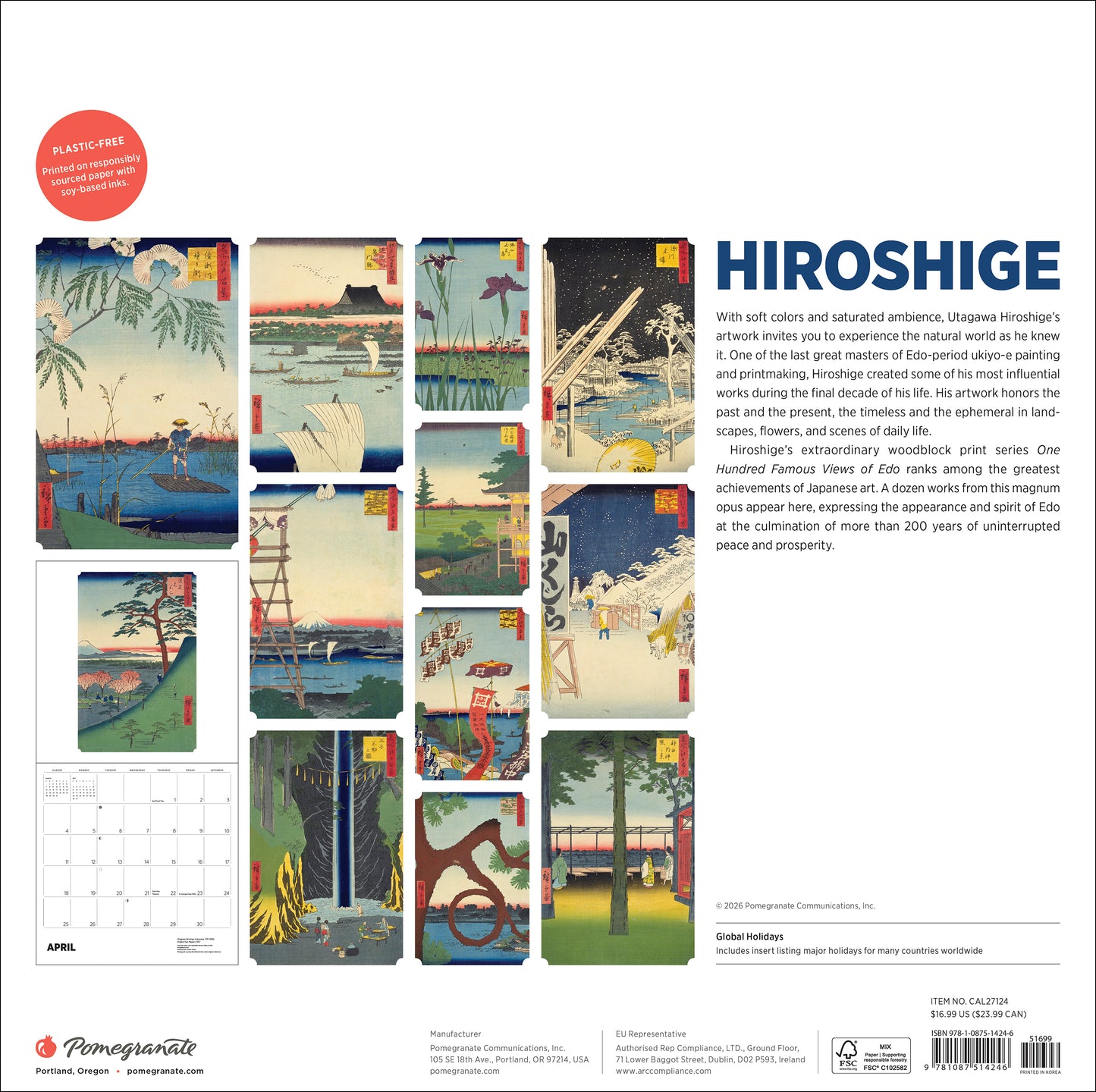 Hiroshige 2027 Wall Calendar_Back_Multipiece