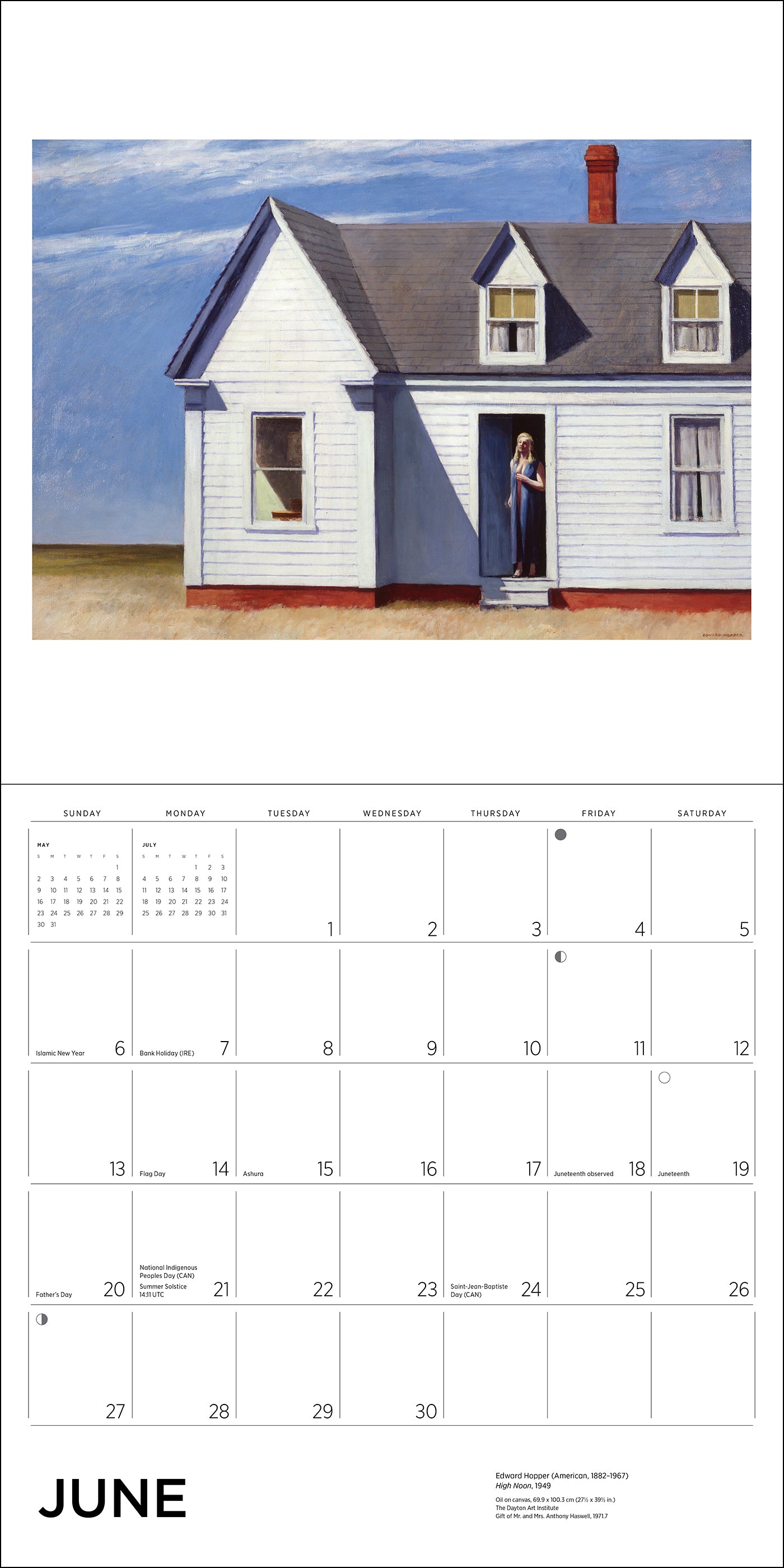 Edward Hopper 2027 Wall Calendar_Interior_5