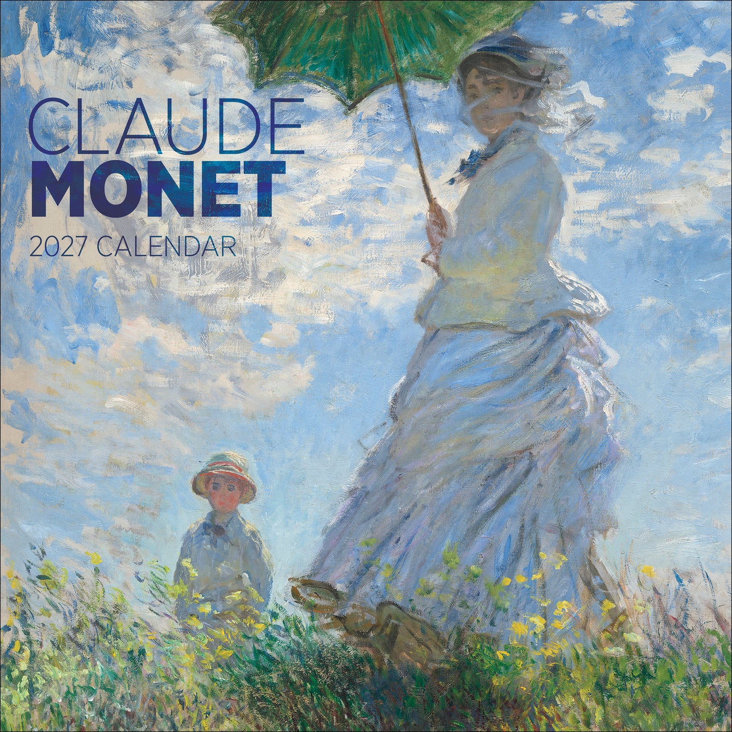 Claude Monet 2027 Wall Calendar_Front_Flat